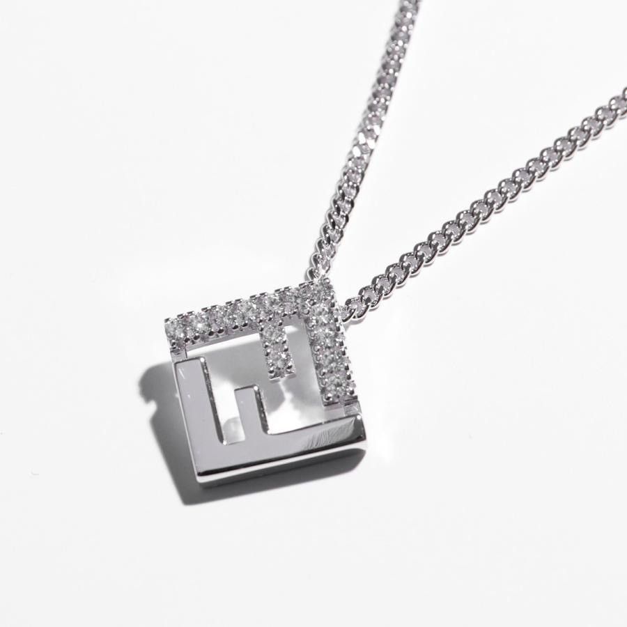 Fendi Fendi FF PAVE Necklace Baguette Zicon Forever Embellished Size ONE SIZE - 3 Thumbnail