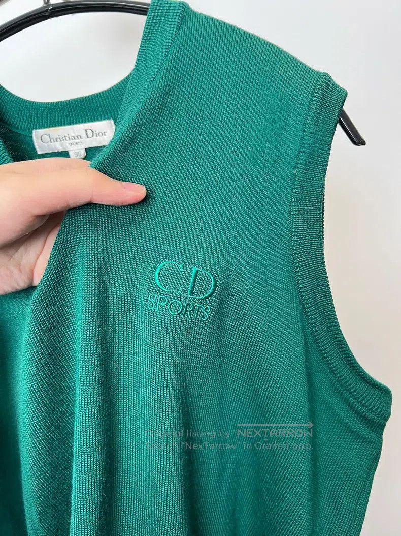 Dior Dior Knitted embroidery vest Size US M / EU 48-50 / 2 - 4 Thumbnail