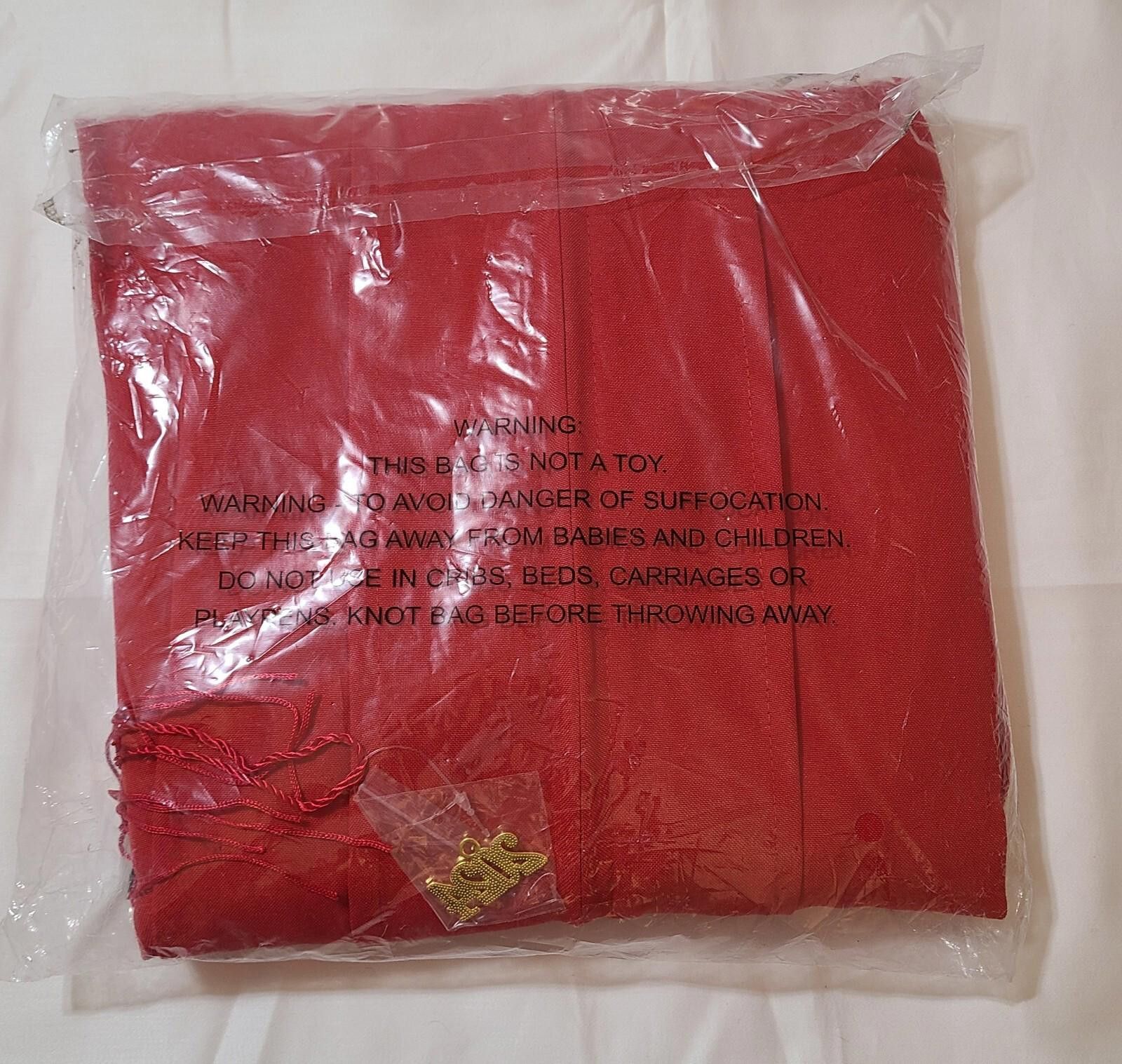 Designer OSBO Graduation Gown Adult Size 39" 4’6”-4’8” Red Ceremony Size ONE SIZE - 2 Thumbnail