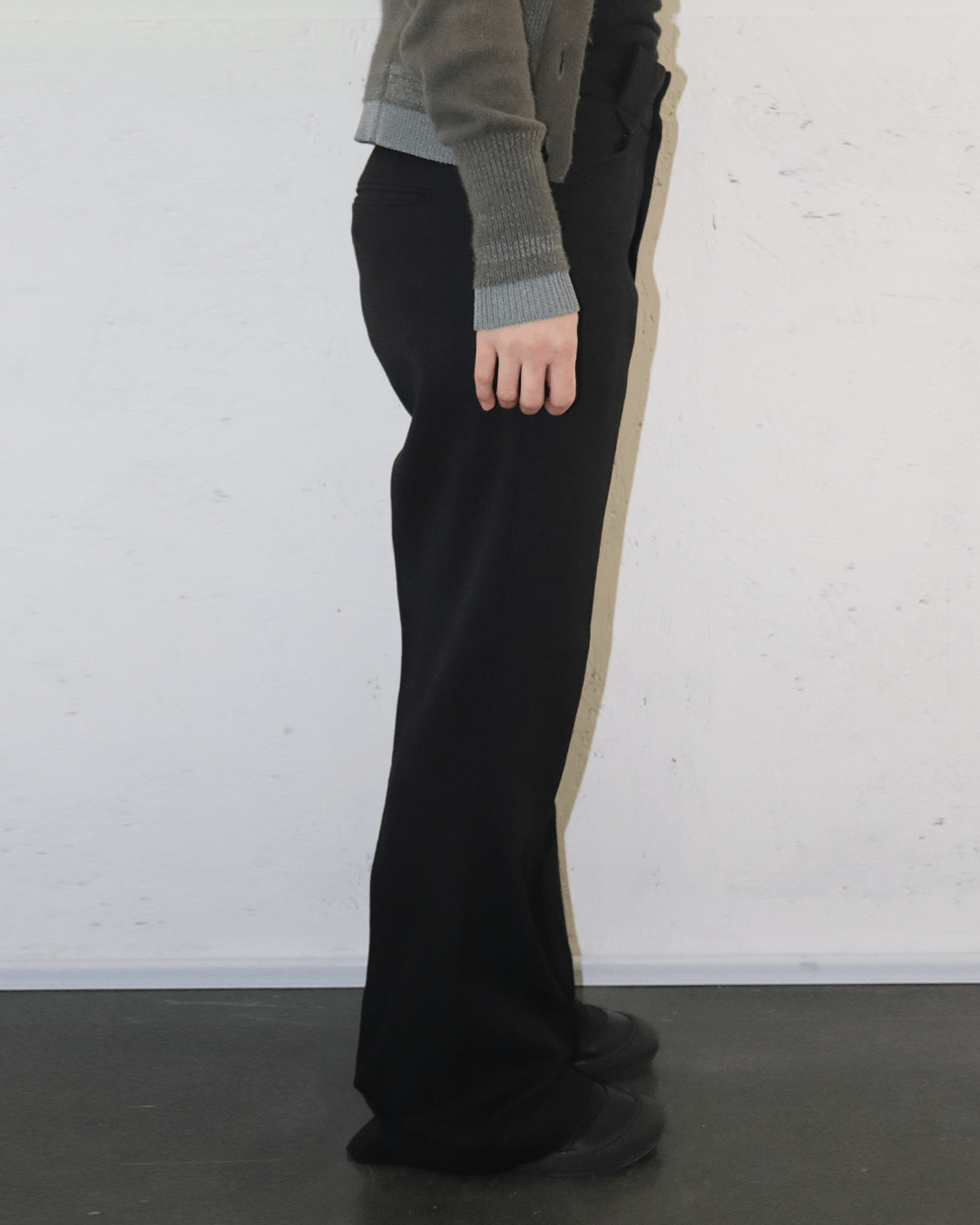 Commission Commission AW22 Virgin Wool Bootcut Slacks Size US 28 / EU 44 - 4 Thumbnail