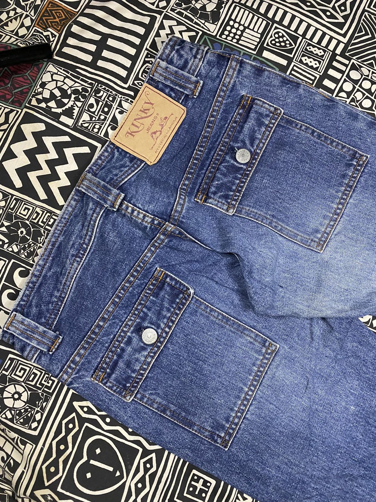 Hysteric Glamour × Japanese Brand Hysteric Glamour Kinky Flare Pocket Jeans Pants Size US 31 - 8 Thumbnail