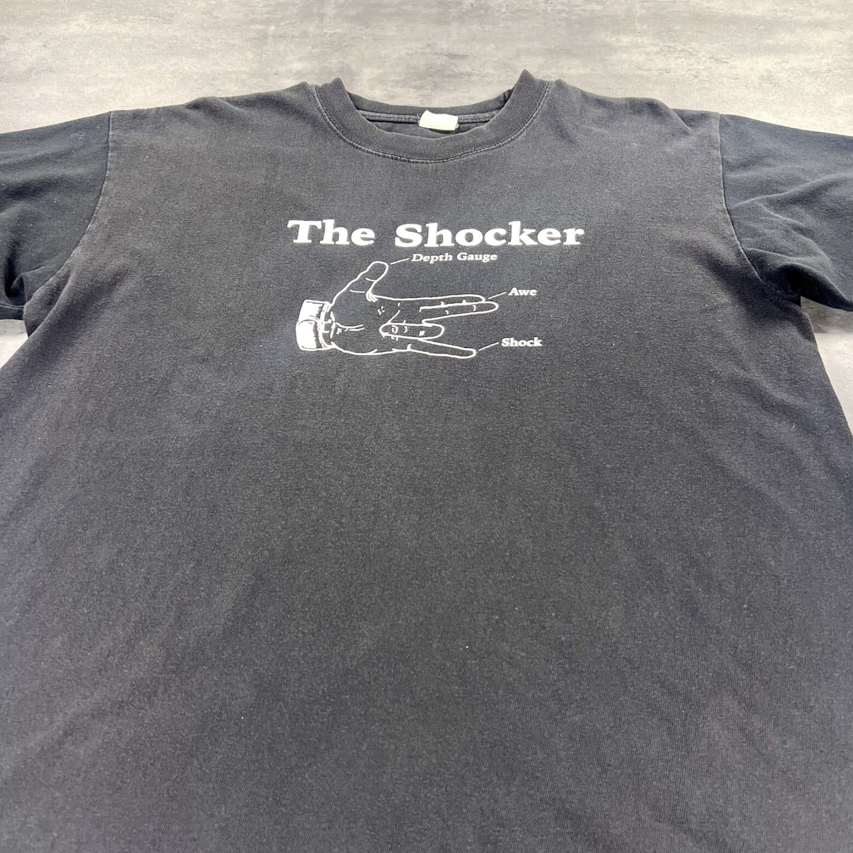 Vintage VINTAGE Parody Shirt 90s Y2K Adult M Black Cotton Short Sleeve Crew Neck Logo Size US M / EU 48-50 / 2 - 2 Thumbnail