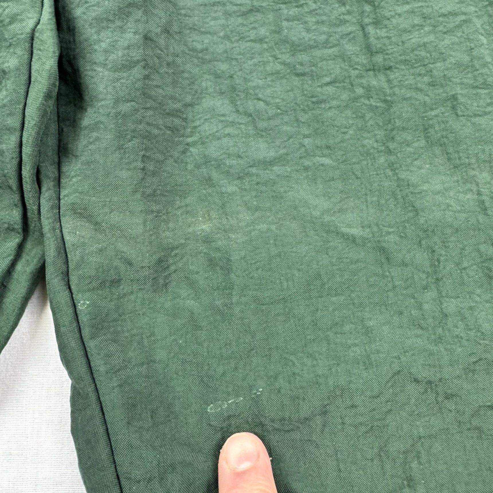 Fila VINTAGE FILA Track Pants Mens Medium Green 90s Logo Drawstring Pockets Elastic Waist 32in Inseam Size US 31 - 4 Thumbnail
