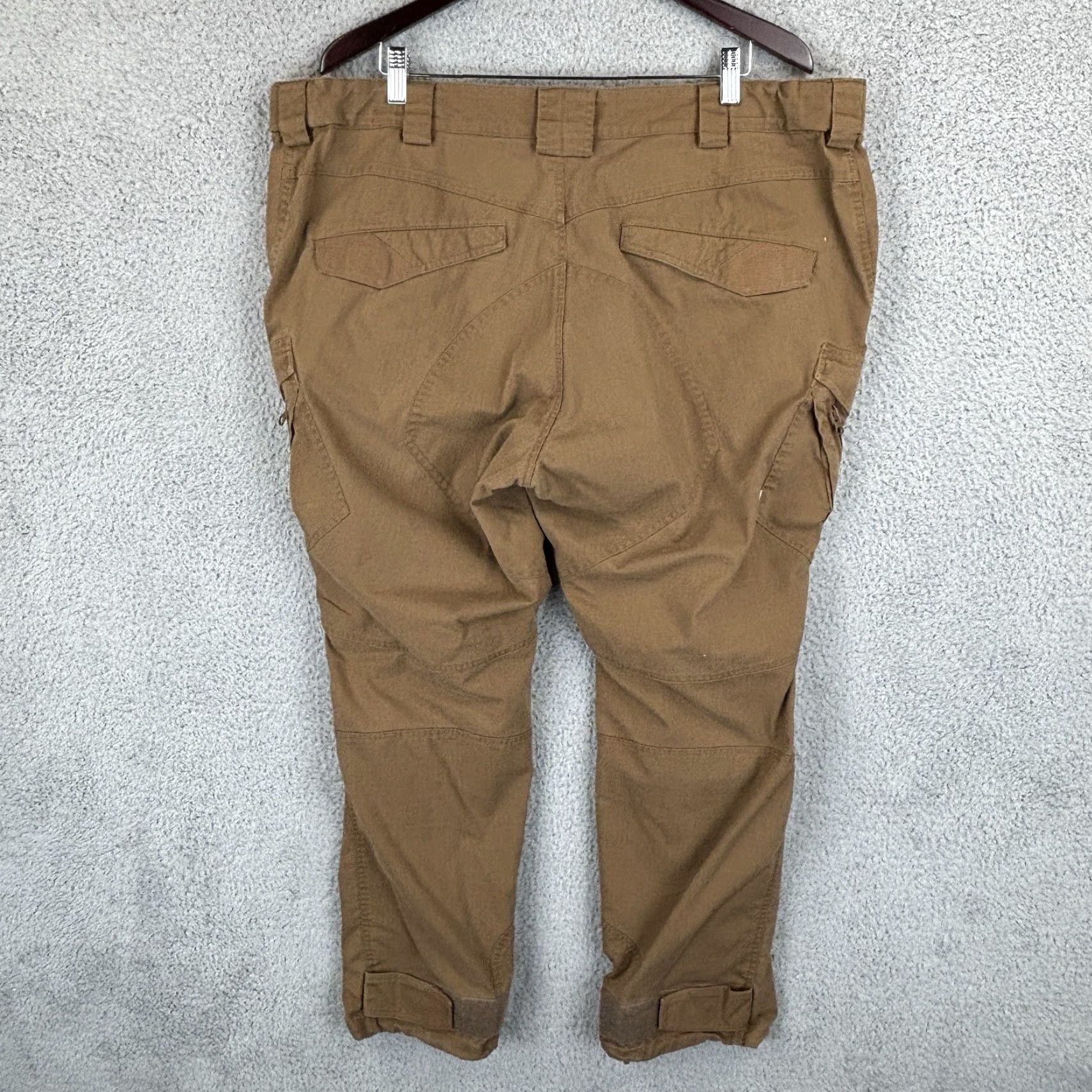 Vintage M-TAC Aggressor Gen II Flex Pants Men 42x32 Cargo Coyote Brown Pants Mens Regular Straight Brown Cargo Pocket Army Flex 42 x 32 Size US 42 / EU 58 - 2 Thumbnail