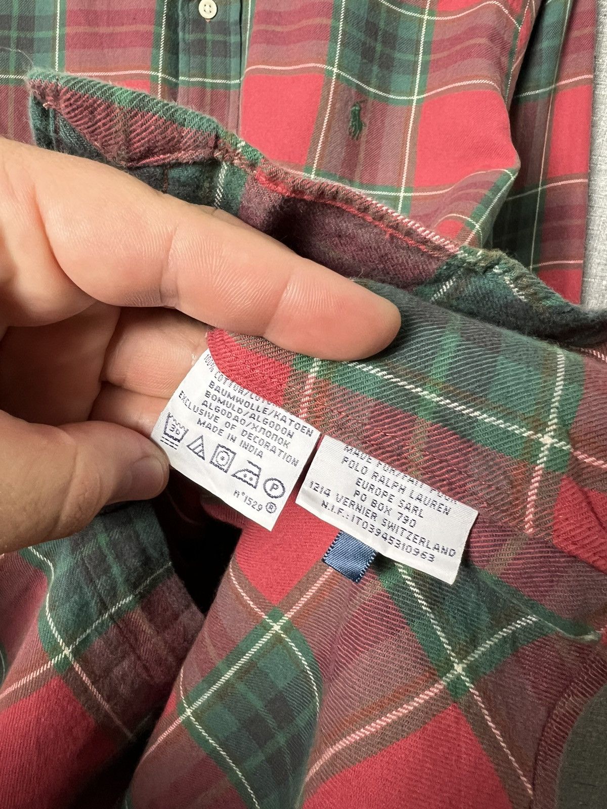Flannel × Polo Ralph Lauren × Vintage Polo Ralph Lauren American Plaid Checkered Flannel Shirt Size US M / EU 48-50 / 2 - 10 Thumbnail