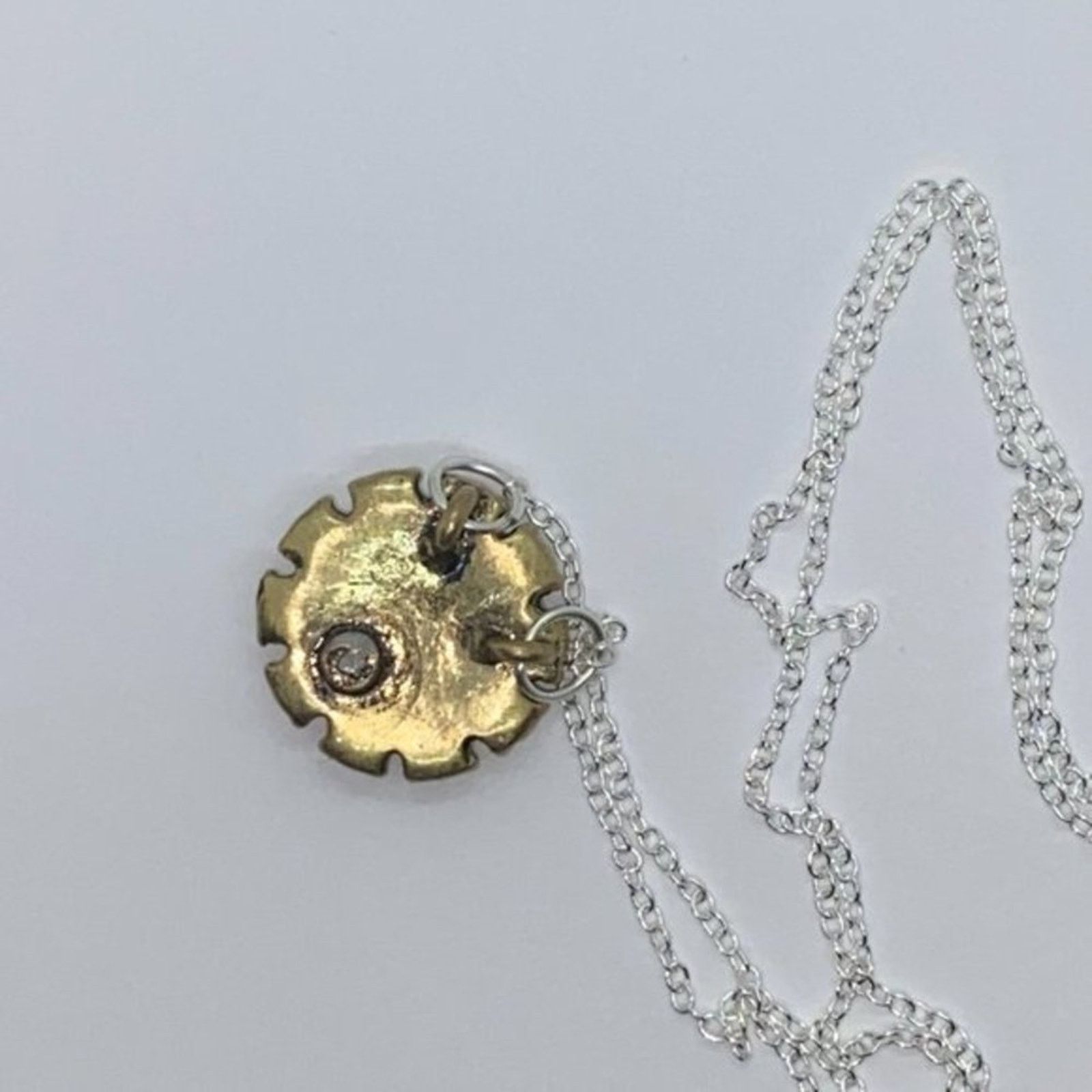 Handmade Silver-Tone Glitter Sparkle Rhinestone Necklace Size ONE SIZE - 7 Thumbnail