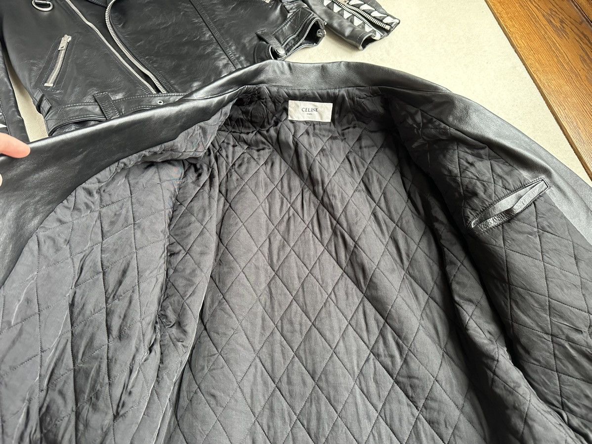 Celine SS22 $6500🤑 Celine biker D Ring leather jacket Hedi grail 48 Size US M / EU 48-50 / 2 - 20 Thumbnail