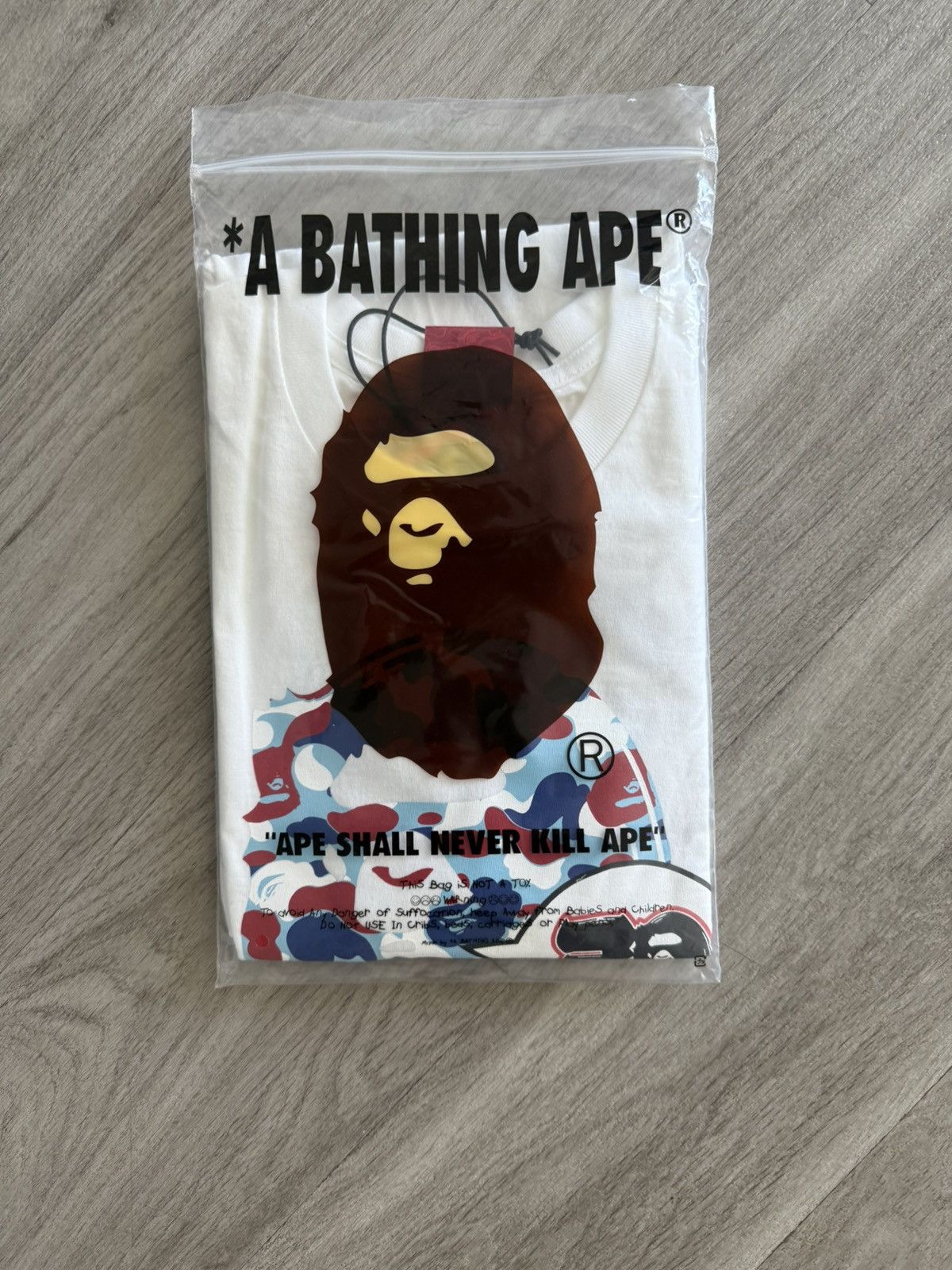 Bape Bape Paris Ape Head Tee Size US L / EU 52-54 / 3 - 4 Thumbnail