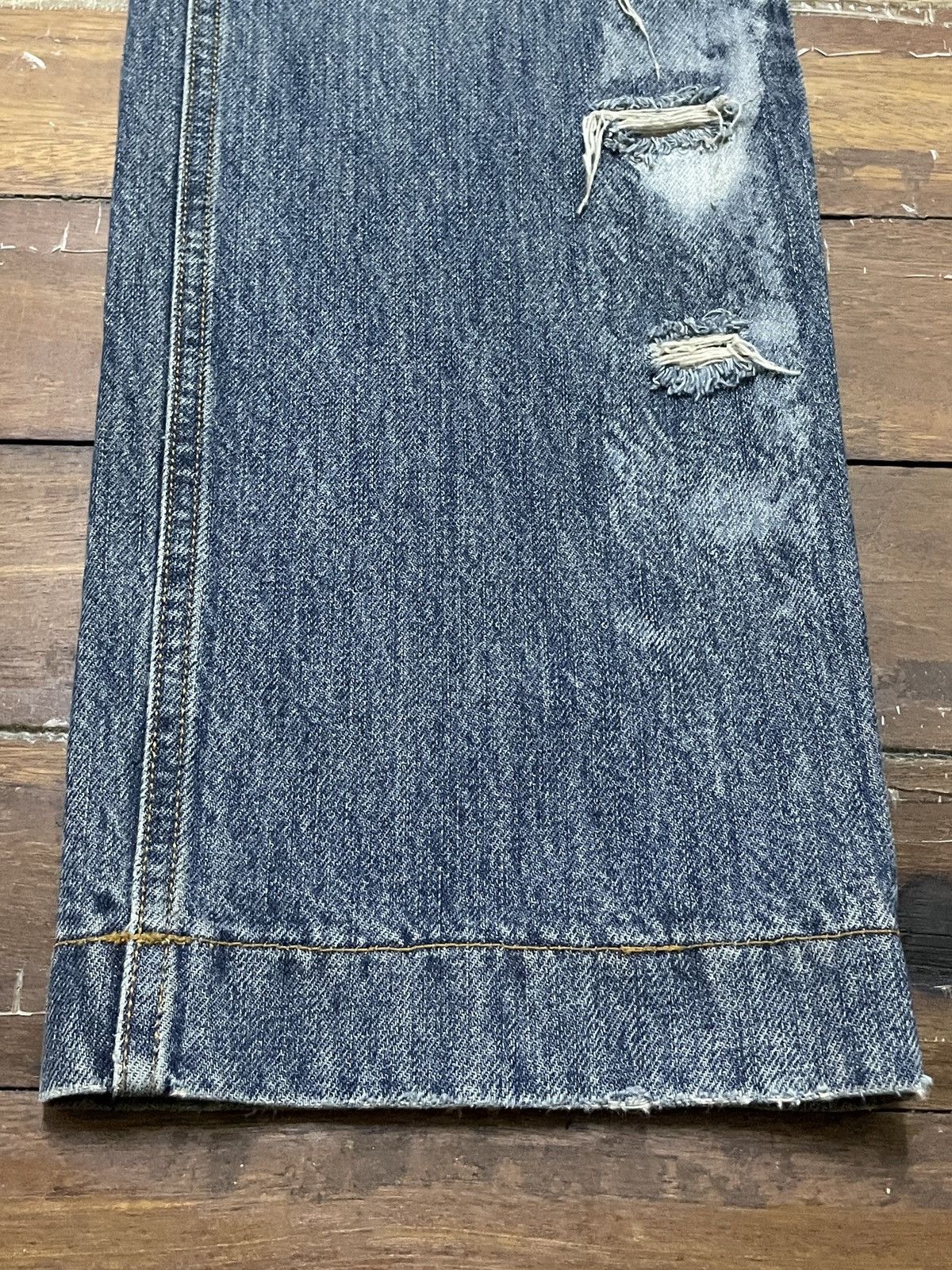 Dolce & Gabbana Very Rare Vintage Brand Dolce Gabbana Distressed Jeans 1990s Size US 35 - 6 Thumbnail