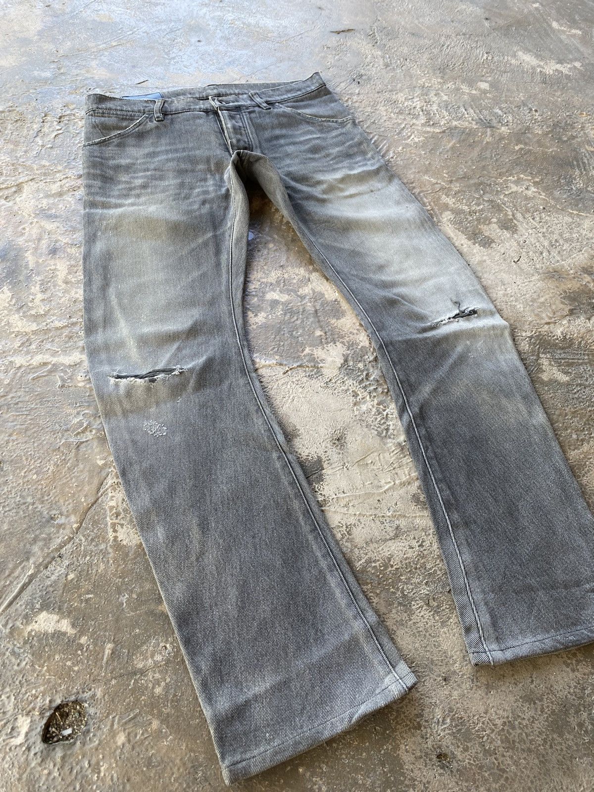 Attachment 👘SALE👘ATTACHMENT DENIM PANTS MADE IN JAPAN BIKER Size US 33 - 4 Thumbnail
