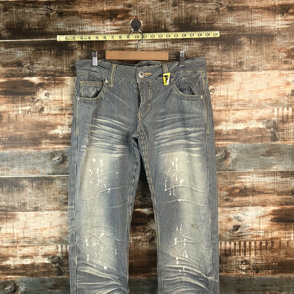 Japanese Brand Japanese Brand vintage tactical Stripe White Pants #A2121 Size US 32 / EU 48 - 2 Thumbnail