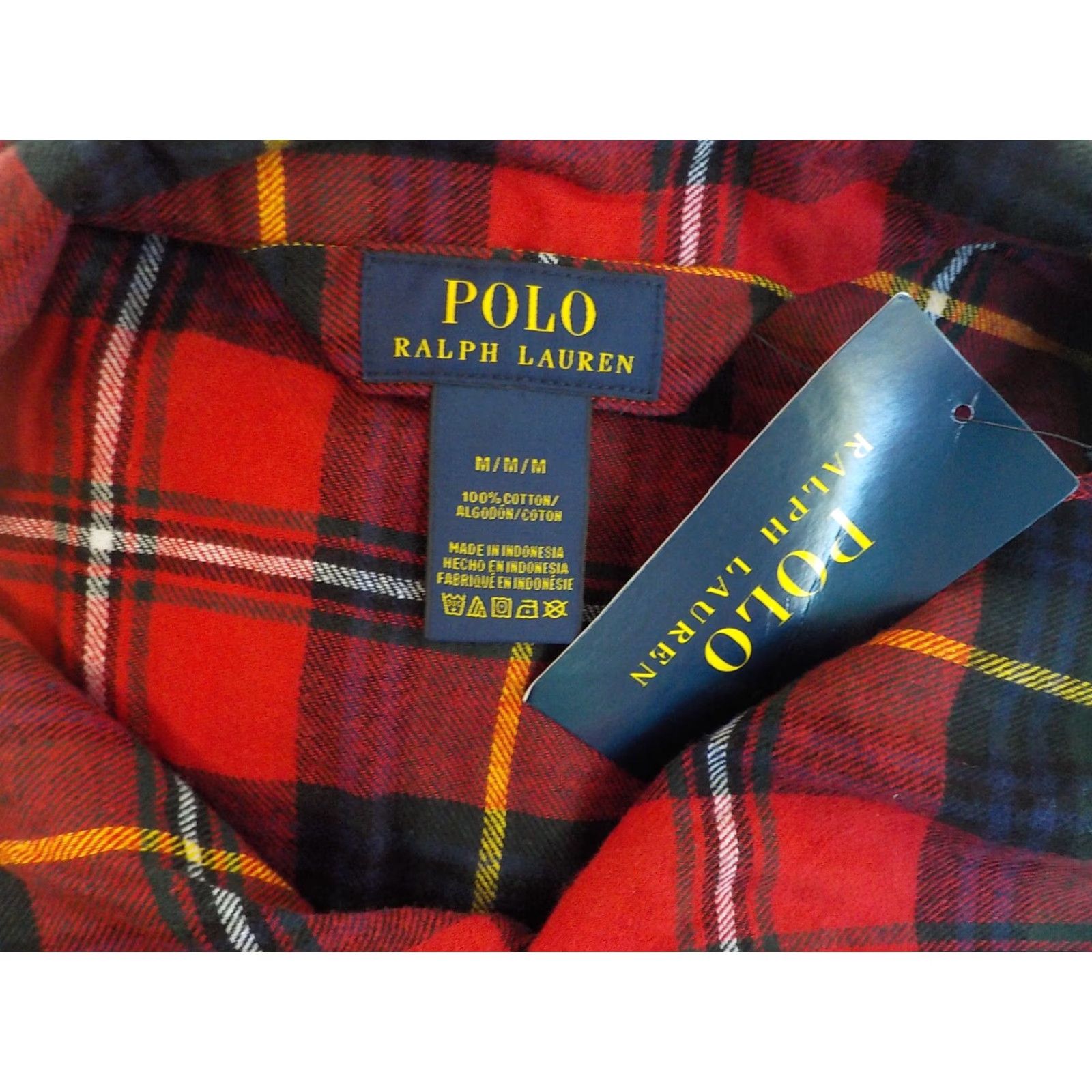 Polo Ralph Lauren Polo Ralph Lauren Loungewear Pajama Top Plaid Red Blue Green SZ M NWT Mens Shirt Size US M / EU 48-50 / 2 - 4 Thumbnail