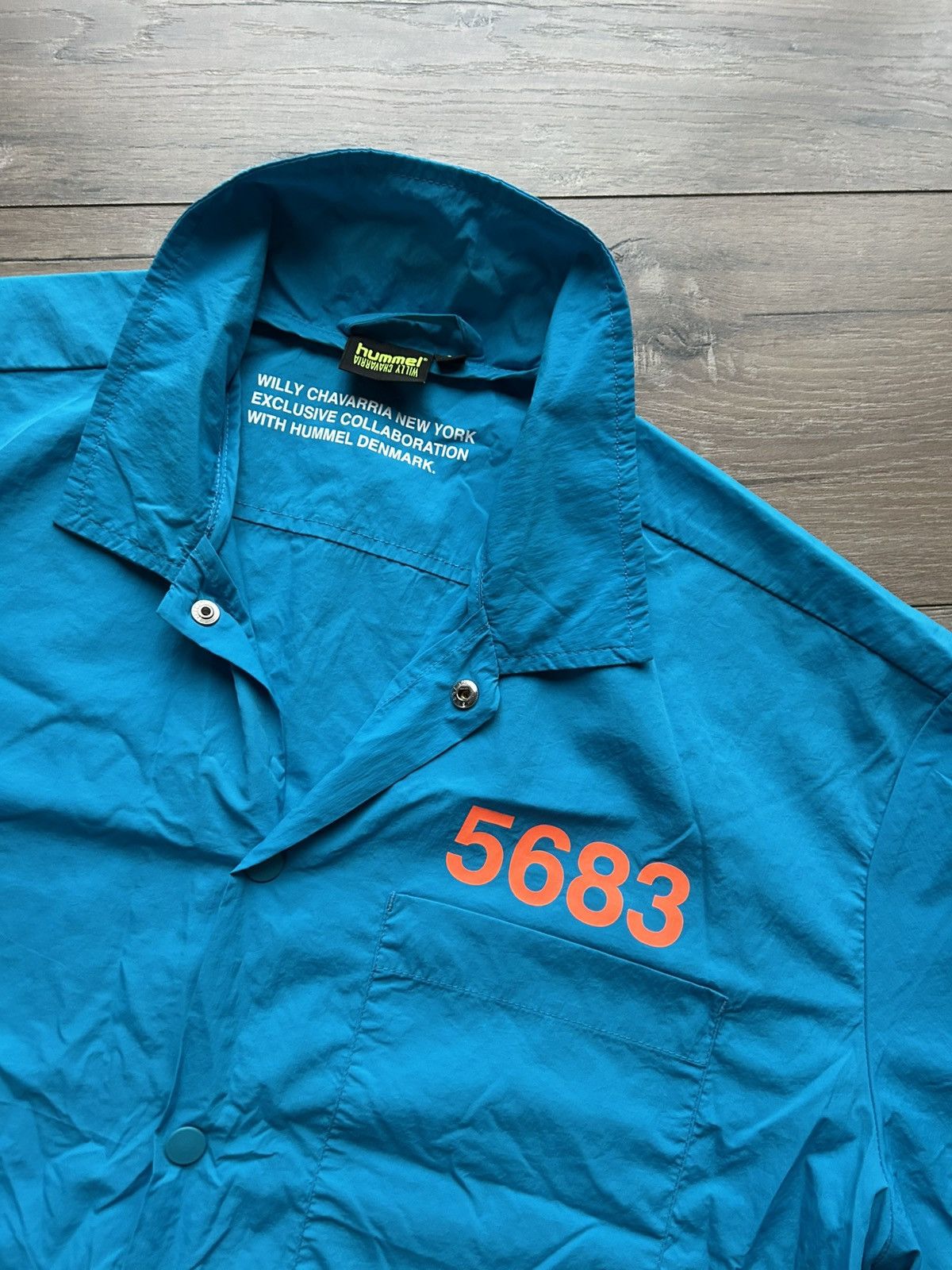 Hummel × Willy Chavarria Hummel x Willy Chavarria blue sporty shirt S-M Size US S / EU 44-46 / 1 - 2 Thumbnail