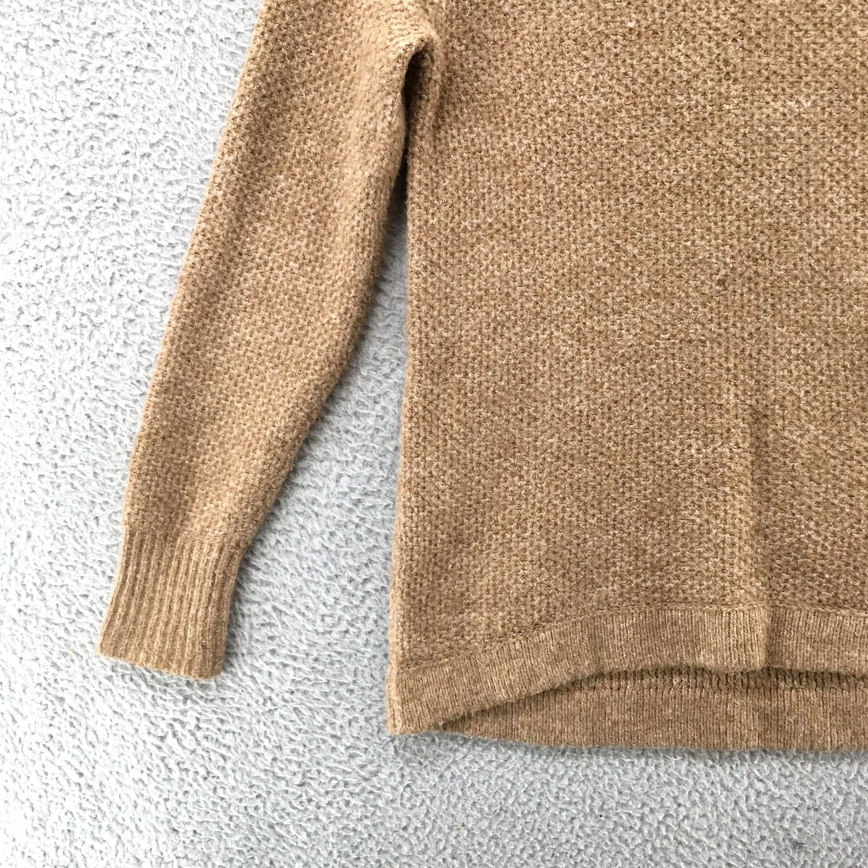 Abercrombie & Fitch Abercrombie & Fitch Pullover Sweater Womens S Brown Round Neck Long Sleeve Knit Size S / US 4 / IT 40 - 3 Thumbnail
