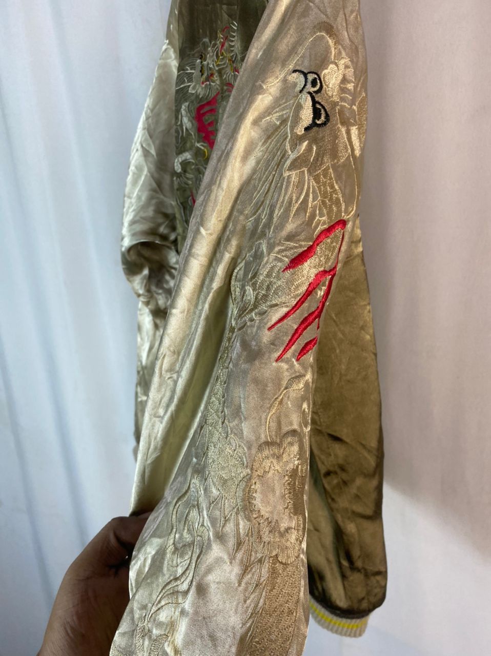 Japanese Brand × Vintage Rare🔥vintage Sukajan reversible rayon jacket by pin ball Size US M / EU 48-50 / 2 - 7 Thumbnail