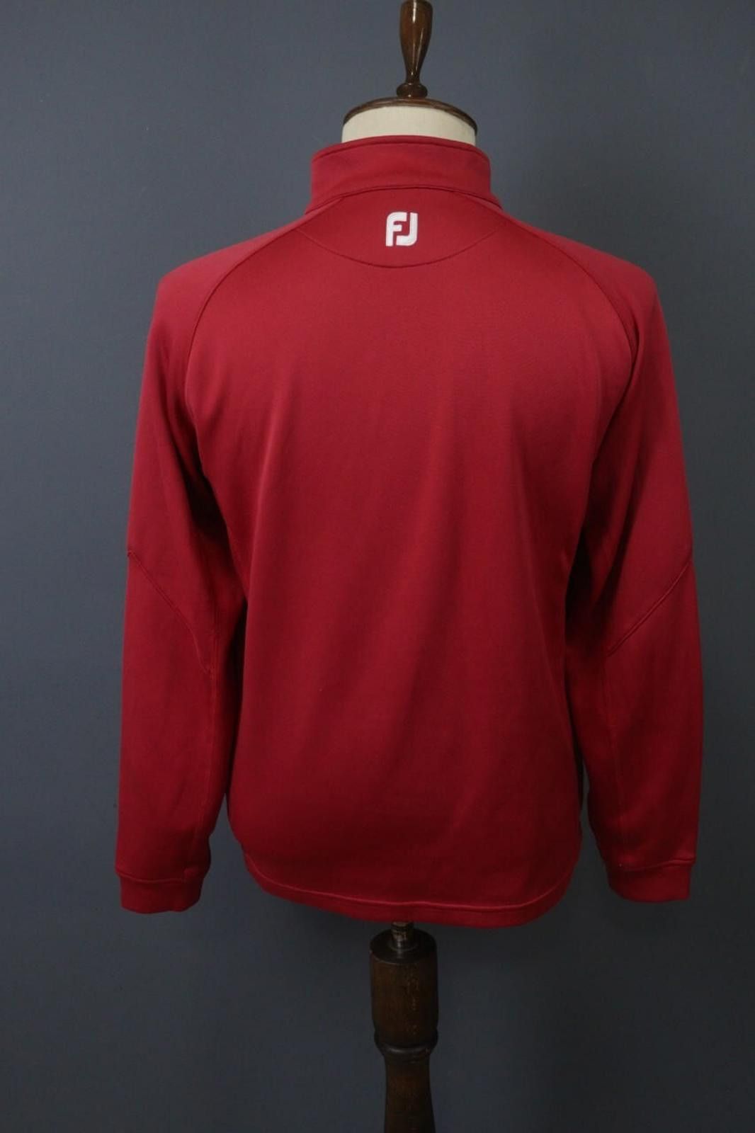 Fjallraven FJ Red Mock Neck Athletic Fit Quarter Zip Sweatshirt Size XL Size US XL / EU 56 / 4 - 8 Thumbnail