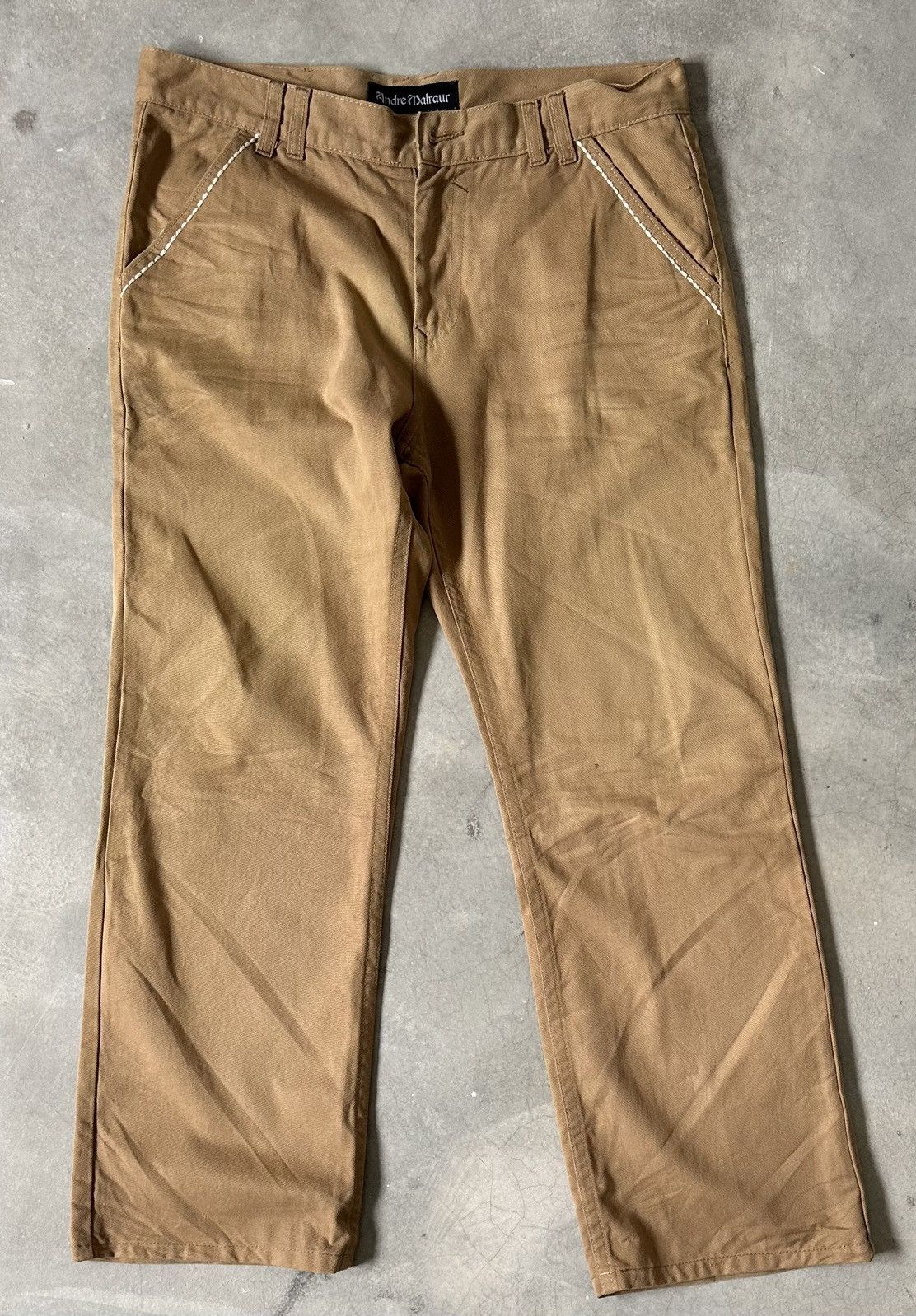 Japanese Brand ANDRE MALRAUR KHAKIS PANT Size US 40 / EU 56 - 3 Thumbnail