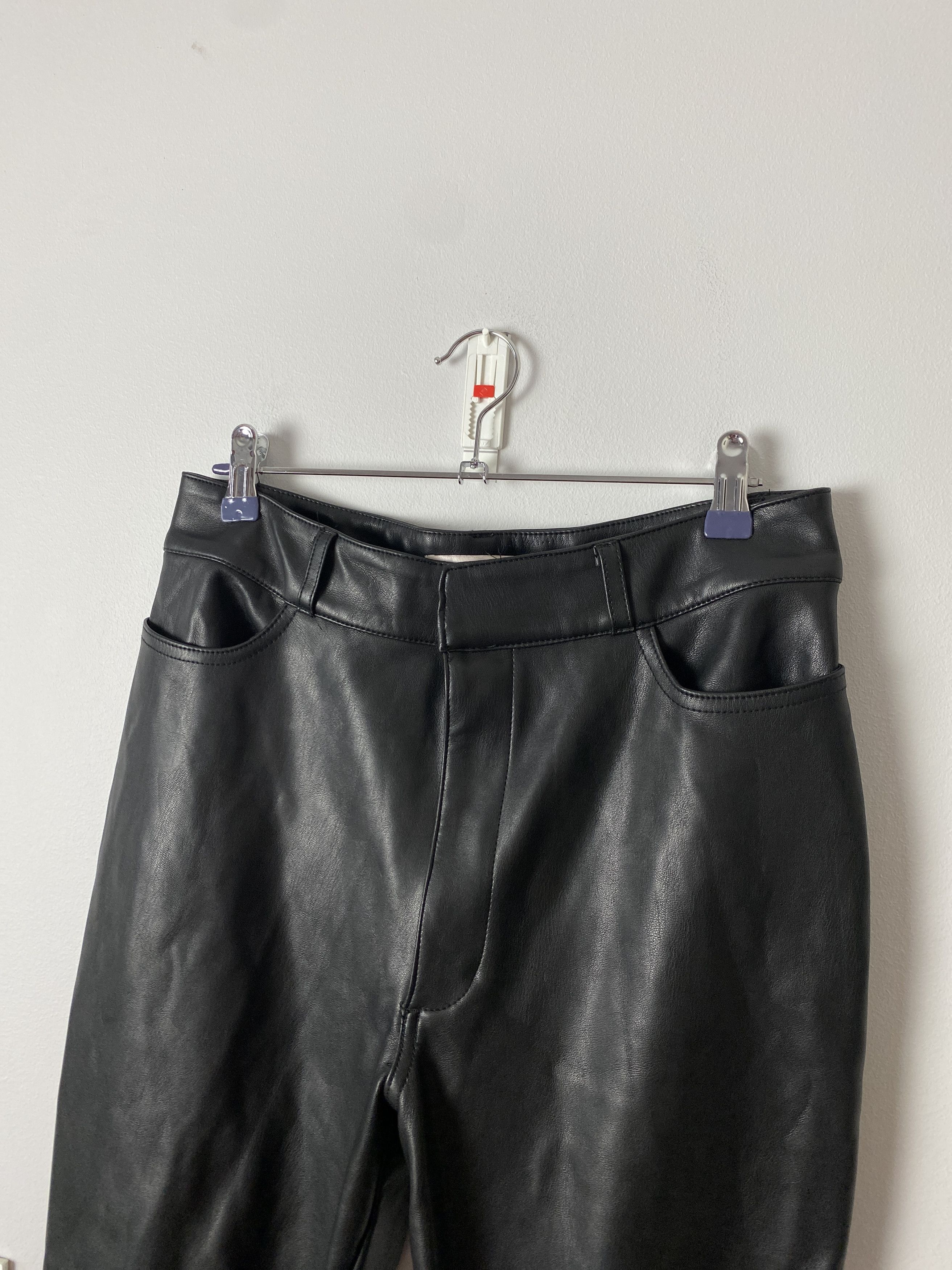 House of CB House of CB Cora matte vegan leather pants Size 29" - 2 Thumbnail