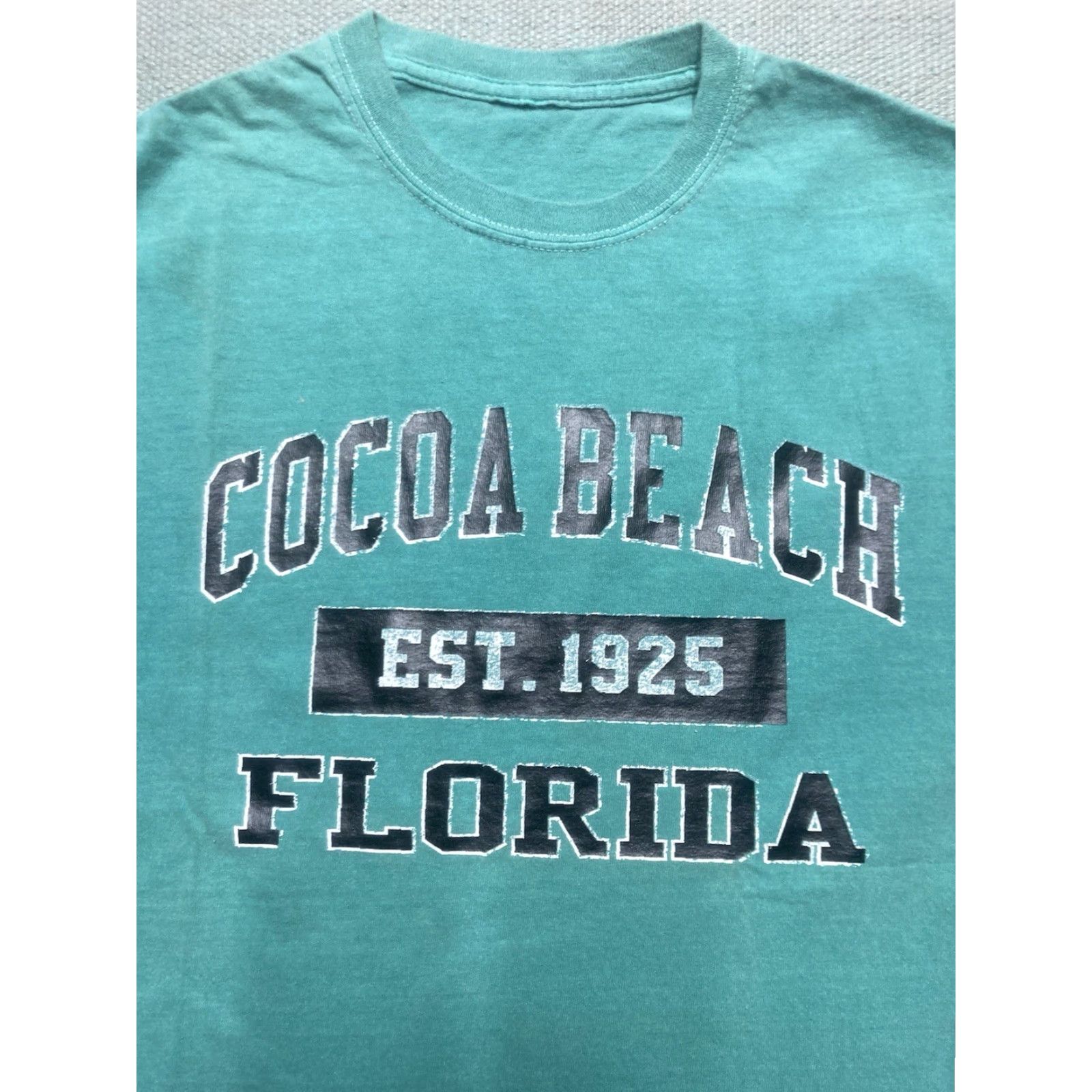 Vintage VINTAGE M & M T-Shirt Florida Cocoa Beach Beach Destination Vacation Blue Medium Men Size US M / EU 48-50 / 2 - 2 Thumbnail