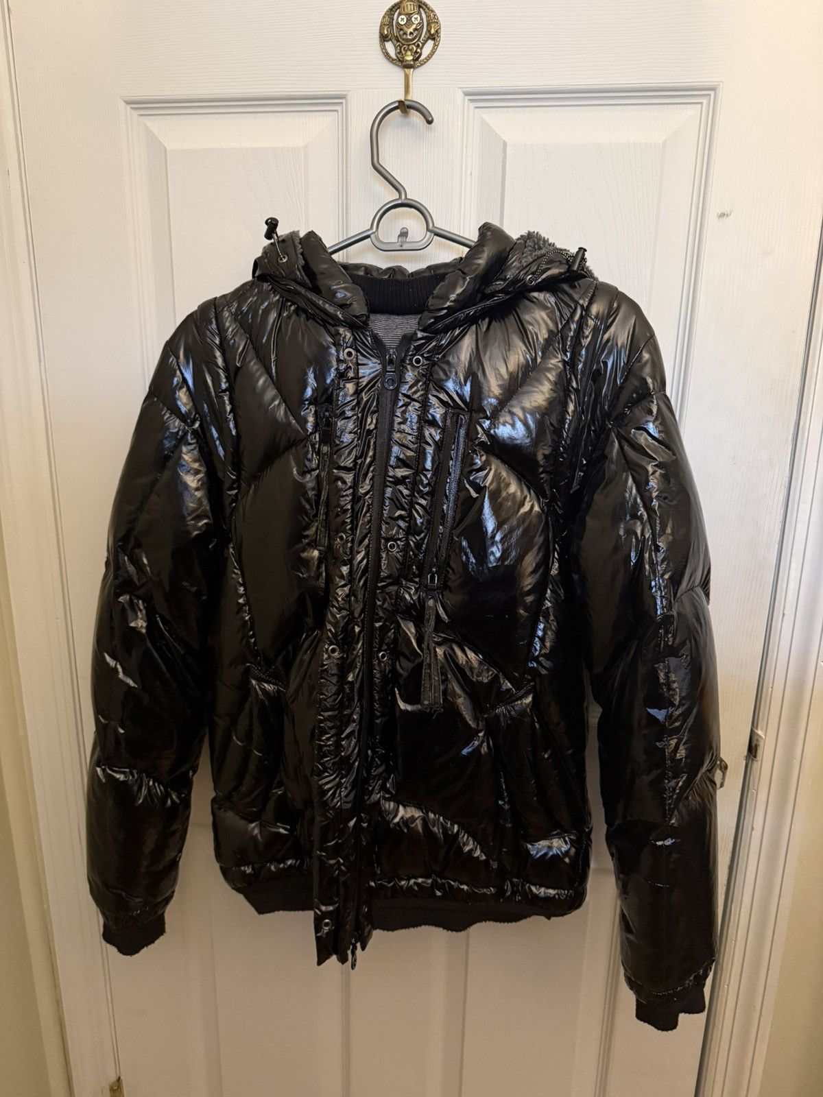 PPFM PPFM Black Deconstructible Puffer Down Jacket Zipper Size US M / EU 48-50 / 2 - 2 Thumbnail