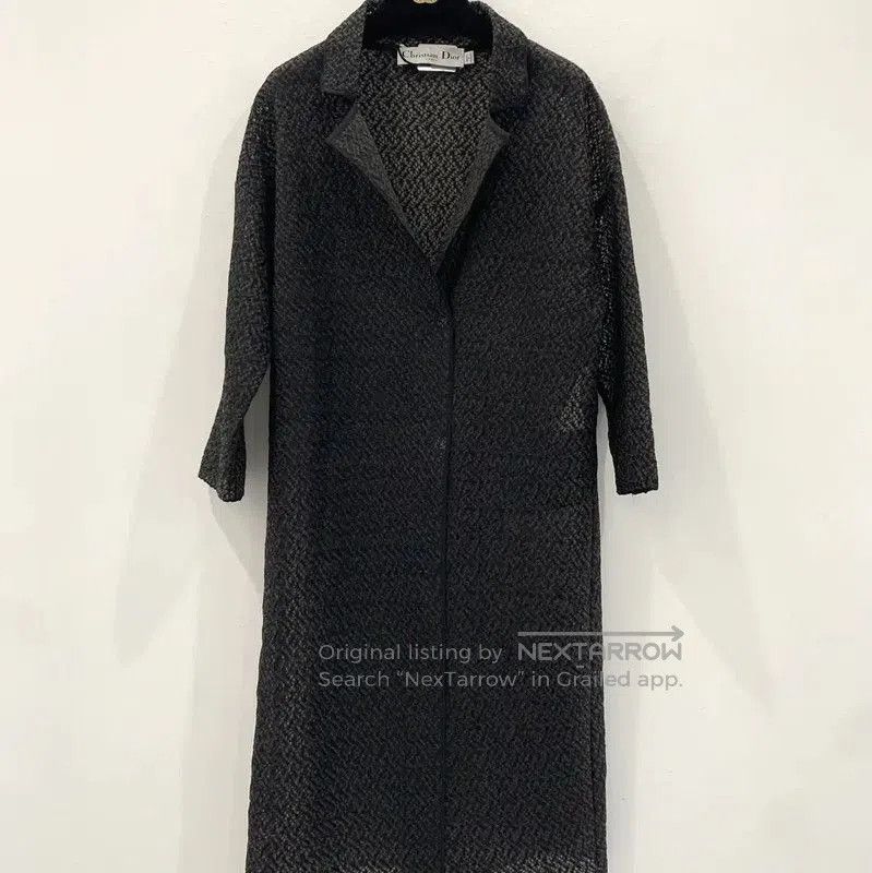 Dior Dior Black Polyester Women's Coat . Size L / US 10 / IT 46 - 1 Thumbnail