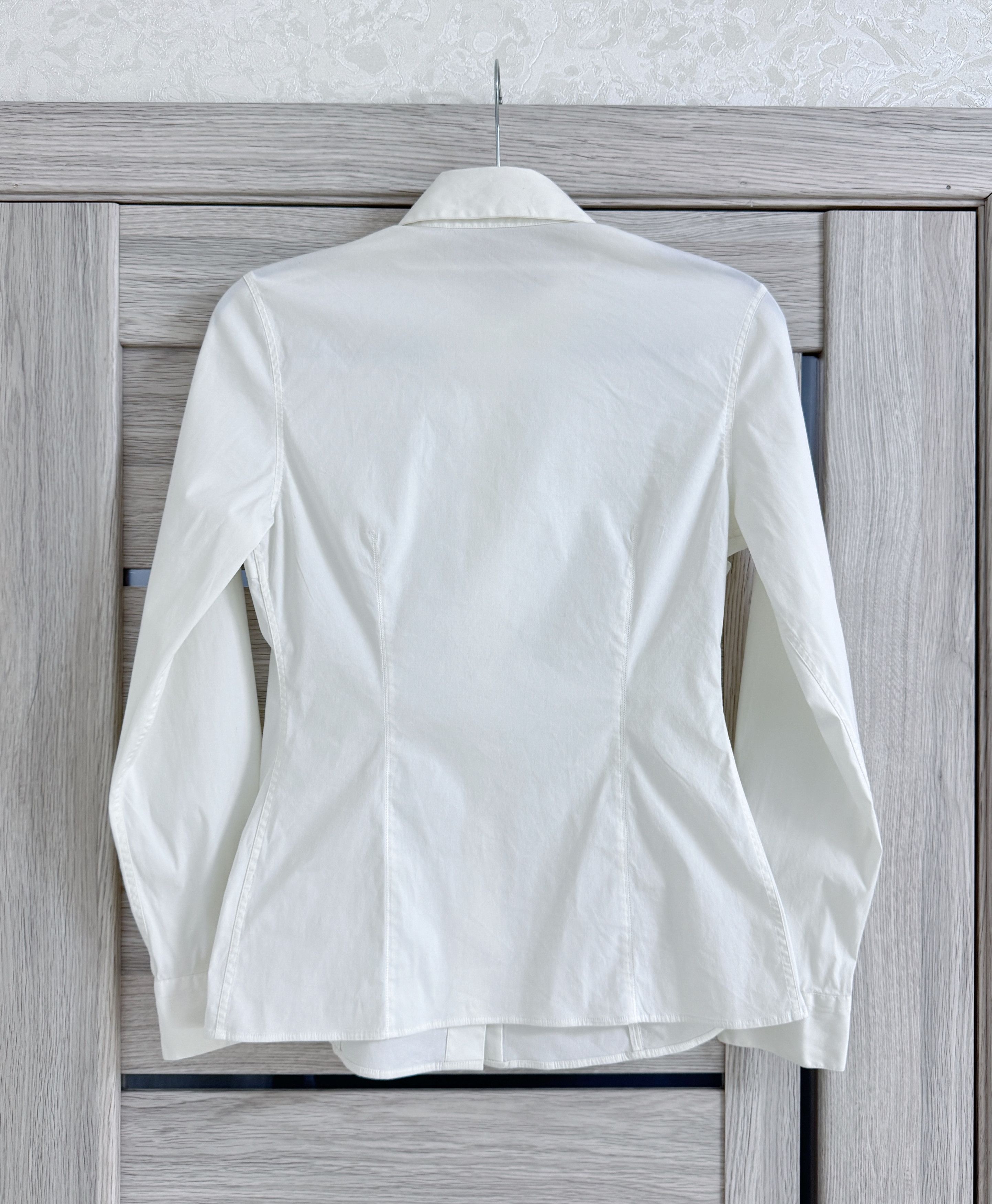 Brunello Cucinelli Brunello Cucinelli Blouse Classic Shirt Cotton & Nylon Women Size S / US 4 / IT 40 - 16 Thumbnail
