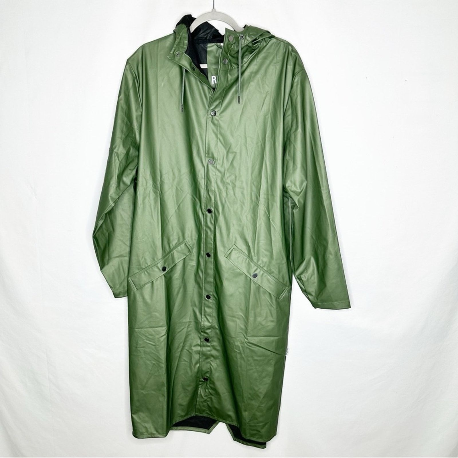 Rains RAINS Longer Jacket Evergreen NWT in Large Size L / US 10 / IT 46 - 2 Thumbnail
