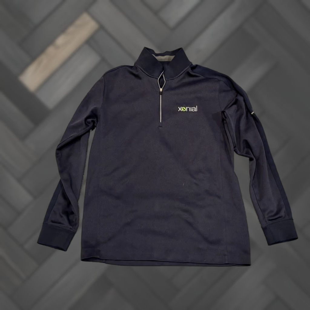 Nike Nike Golf Dri-Fit 1/4 Zip Mens Small Blue Long Sleeve Pullover Shirt Size US S / EU 44-46 / 1 - 1 Thumbnail