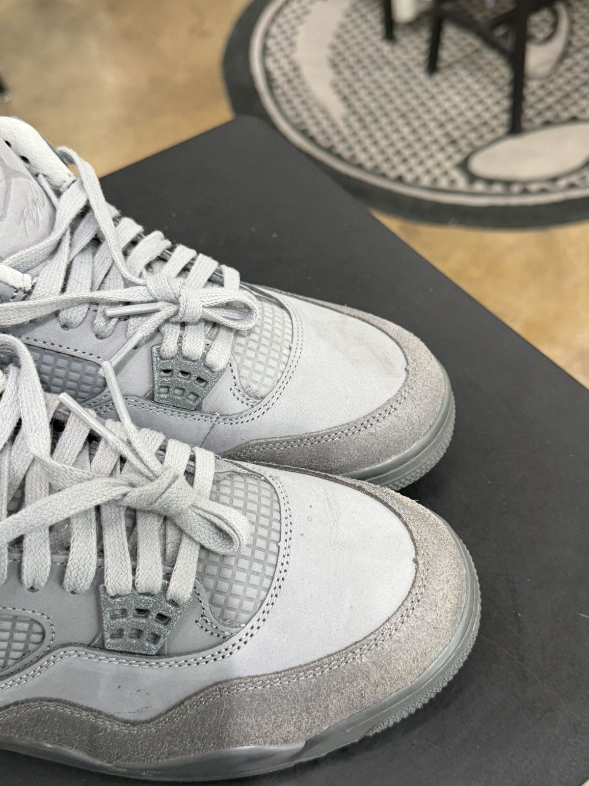 Jordan Brand Air Jordan 4 Paris Olympic Wet Cement Size 9 (2024) Size US 9 / EU 42 - 8 Thumbnail