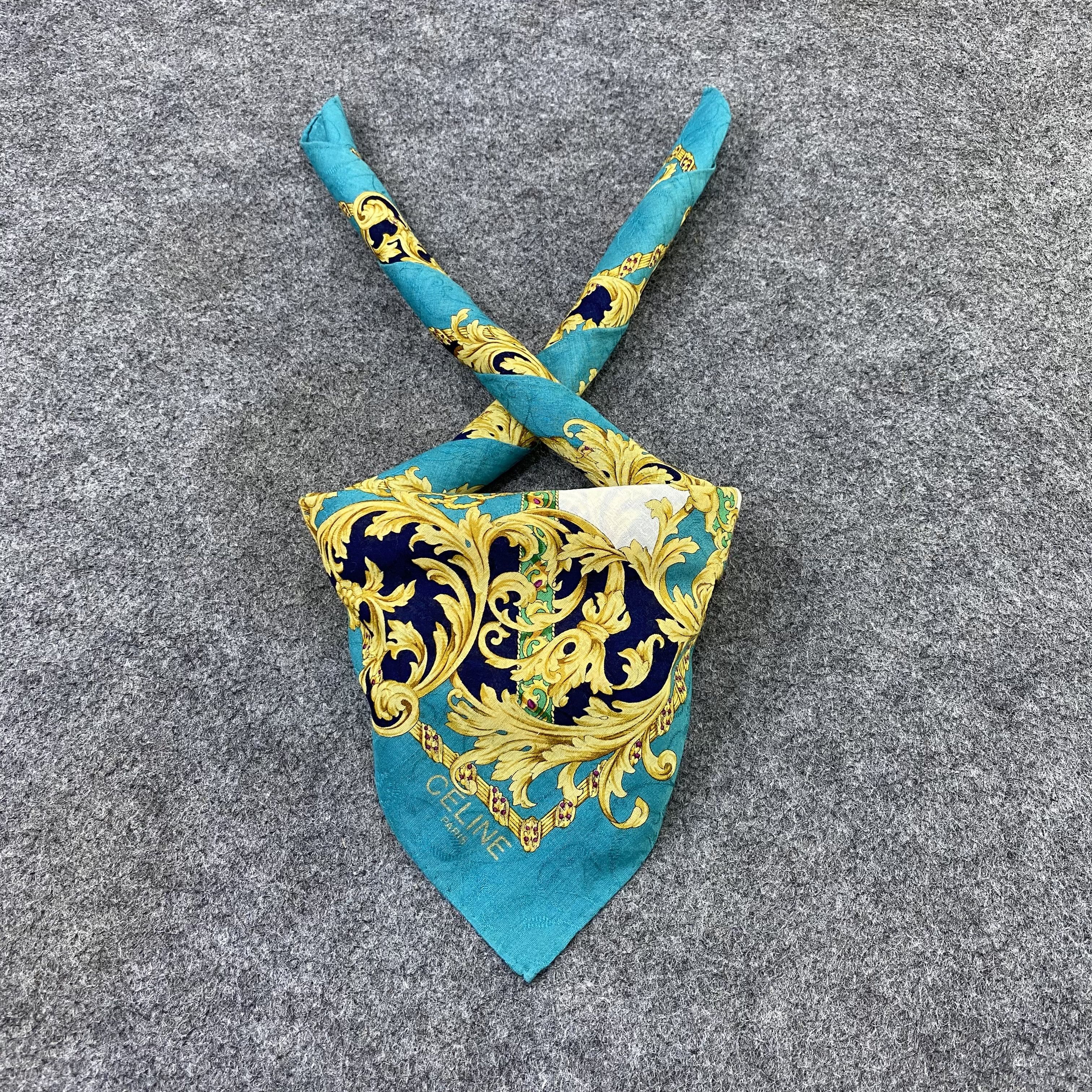 Celine Celine Handkerchief Neckerchief Bandana-B1940 Size ONE SIZE - 2 Thumbnail