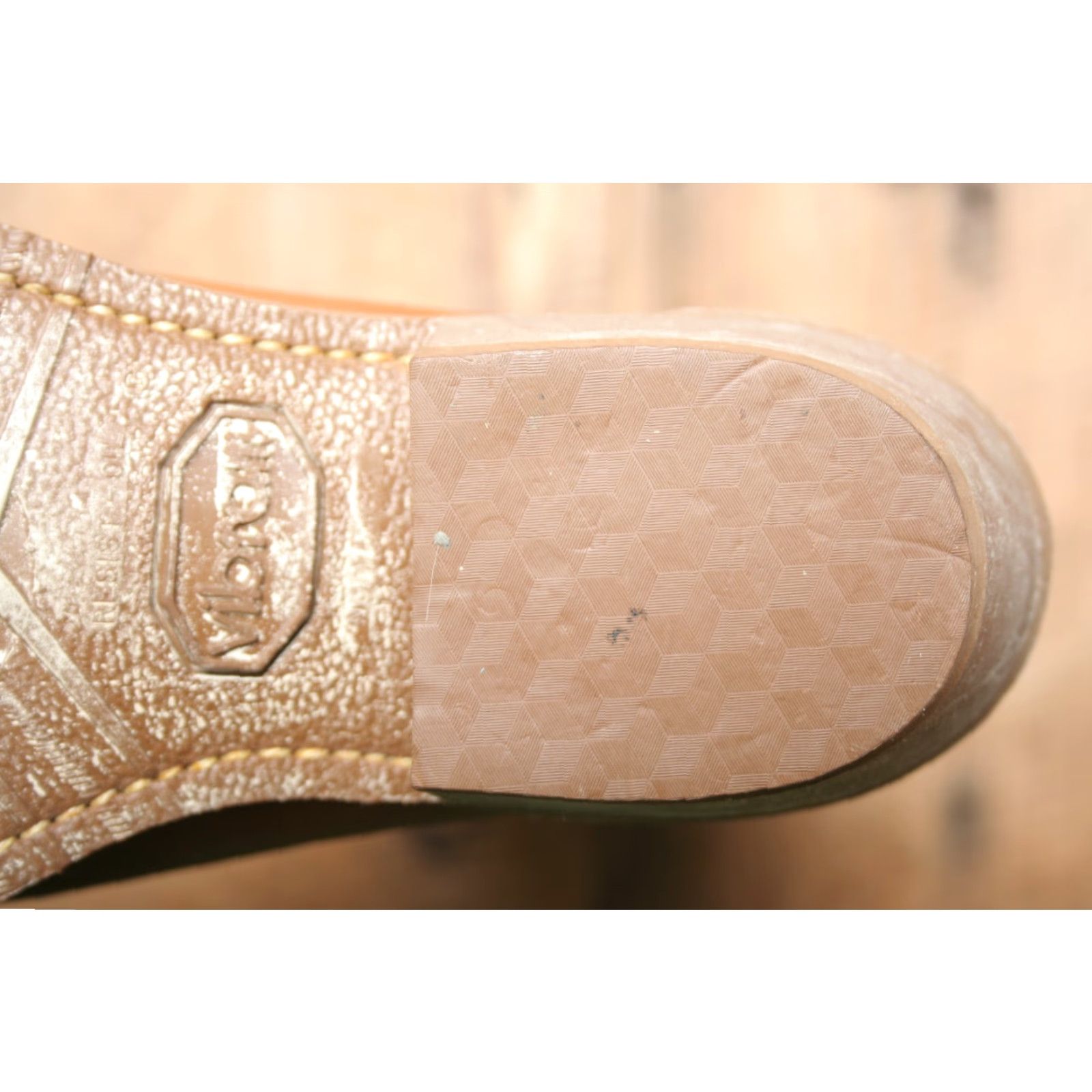 Vintage VINTAGE Work n' Sport Western Boot (Tan) 10" Leather EE Mens 8 Cap Heel; Pull On, US 8, Size 8, Vintage Yes Size US 8 / EU 41 - 6 Thumbnail