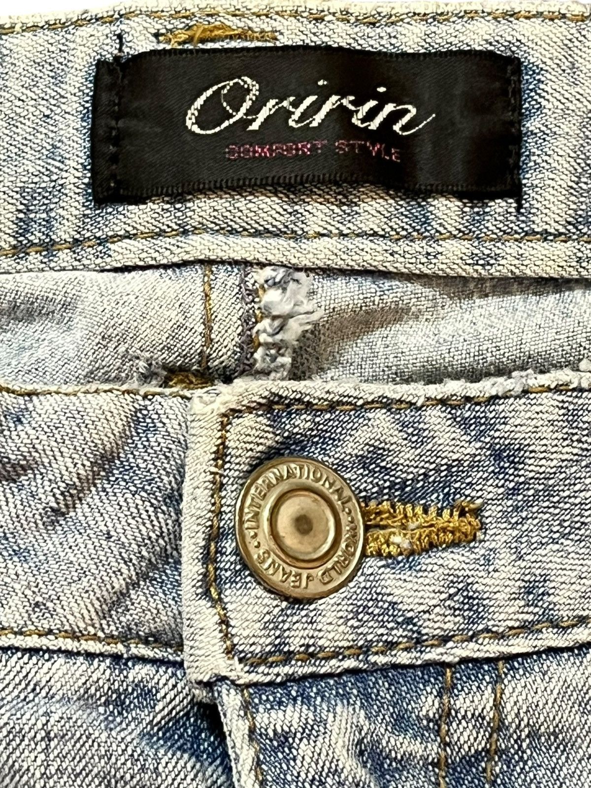 Hysteric Glamour Vintage Oririn Flare Bush Pants Faded Button Leg Denim Size US 31 - 5 Thumbnail