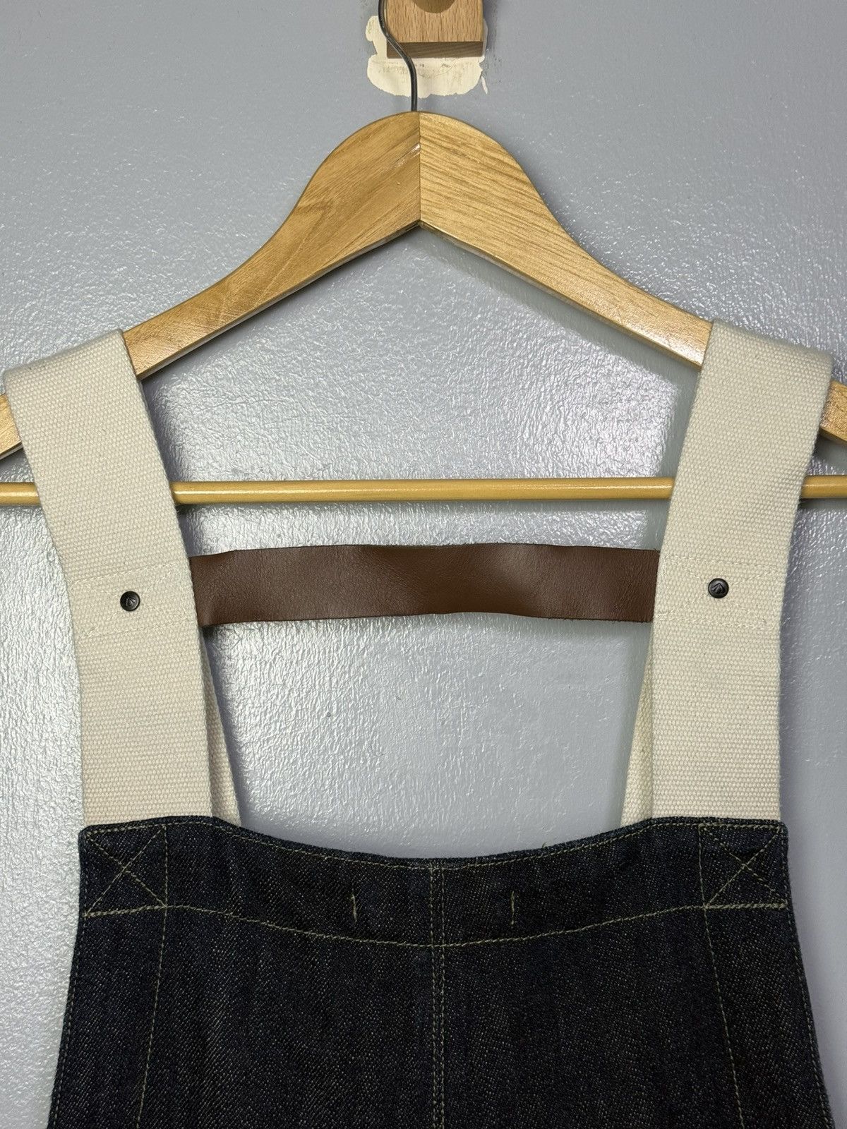 Nigel Cabourn Nigel Cabourn Lybro Naval Dungaree Denim Overall - Size 46 Size US 30 / EU 46 - 15 Thumbnail