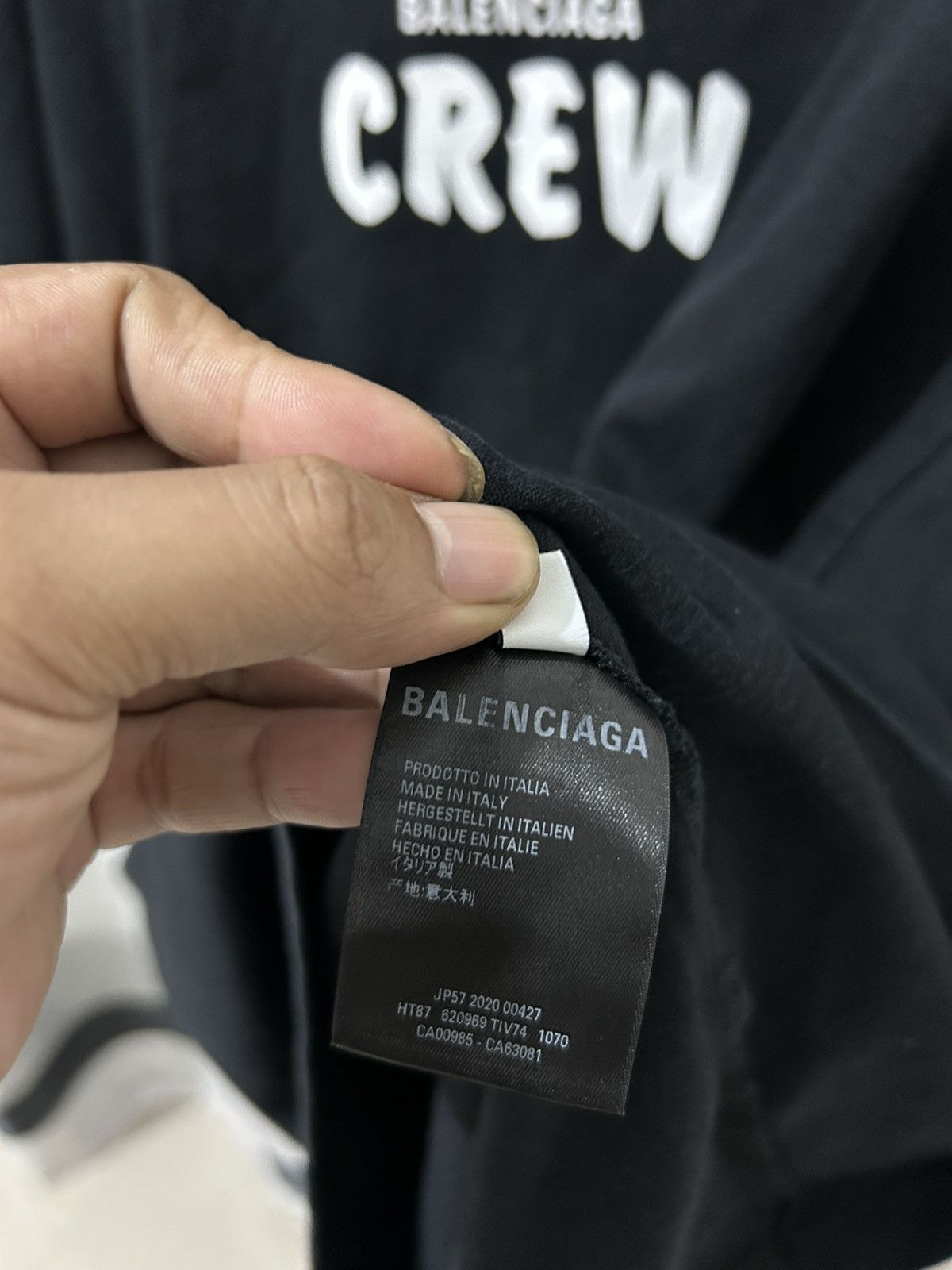 Balenciaga Balenciaga Crew Boxy Oversized Tee Size US L / EU 52-54 / 3 - 7 Thumbnail