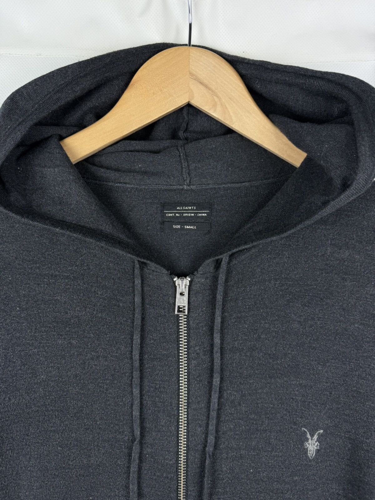 Allsaints × Japanese Brand Allsaints Fritz Hoody Men’s Full Zip Hoodie Size S Size US S / EU 44-46 / 1 - 8 Thumbnail