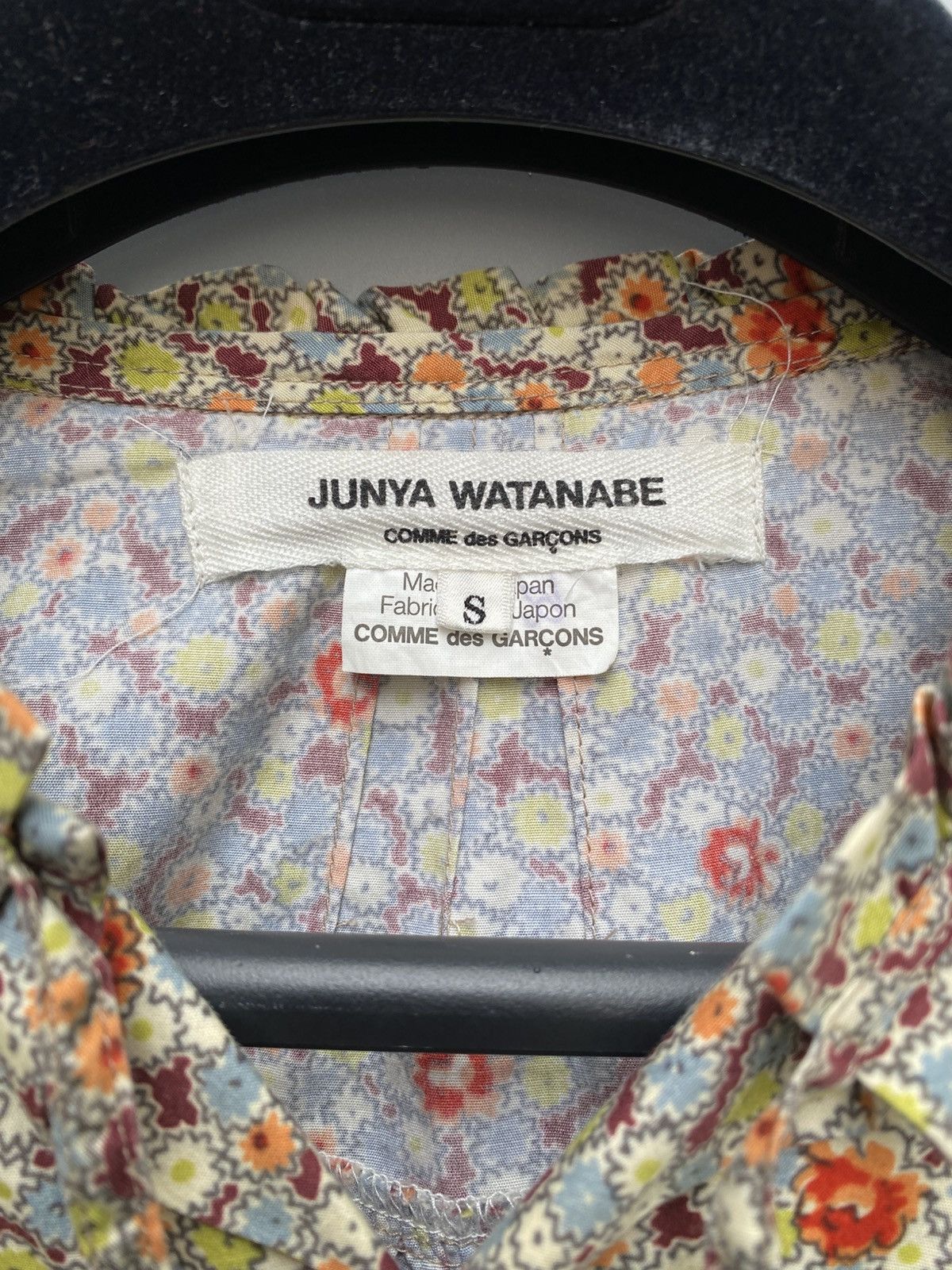 Junya Watanabe S/S 2001 -Junya Watanabe - CDG- AOP Floral Print Blouse Size S / US 4 / IT 40 - 7 Thumbnail