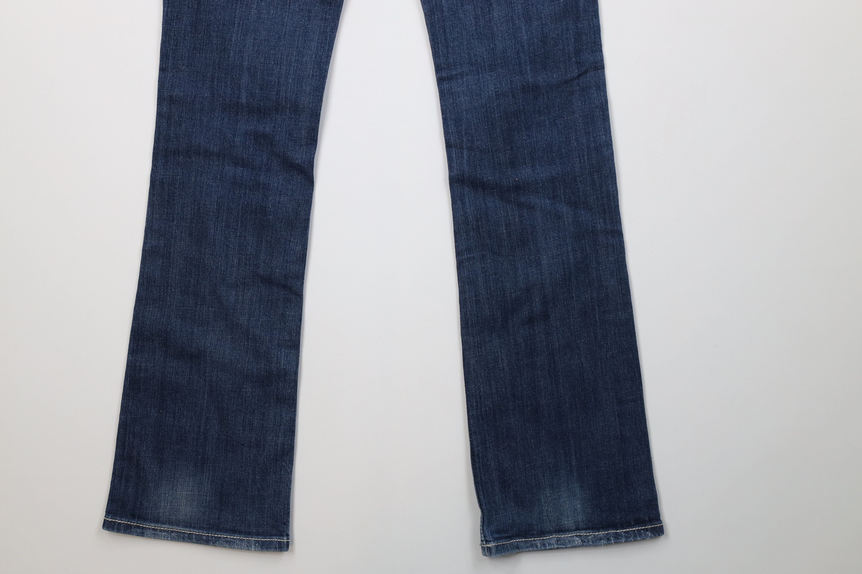 Miss Me Miss Me Stitch Fleur de Lis Flared Bootcut Denim Jeans Blue Size 29" - 13 Thumbnail