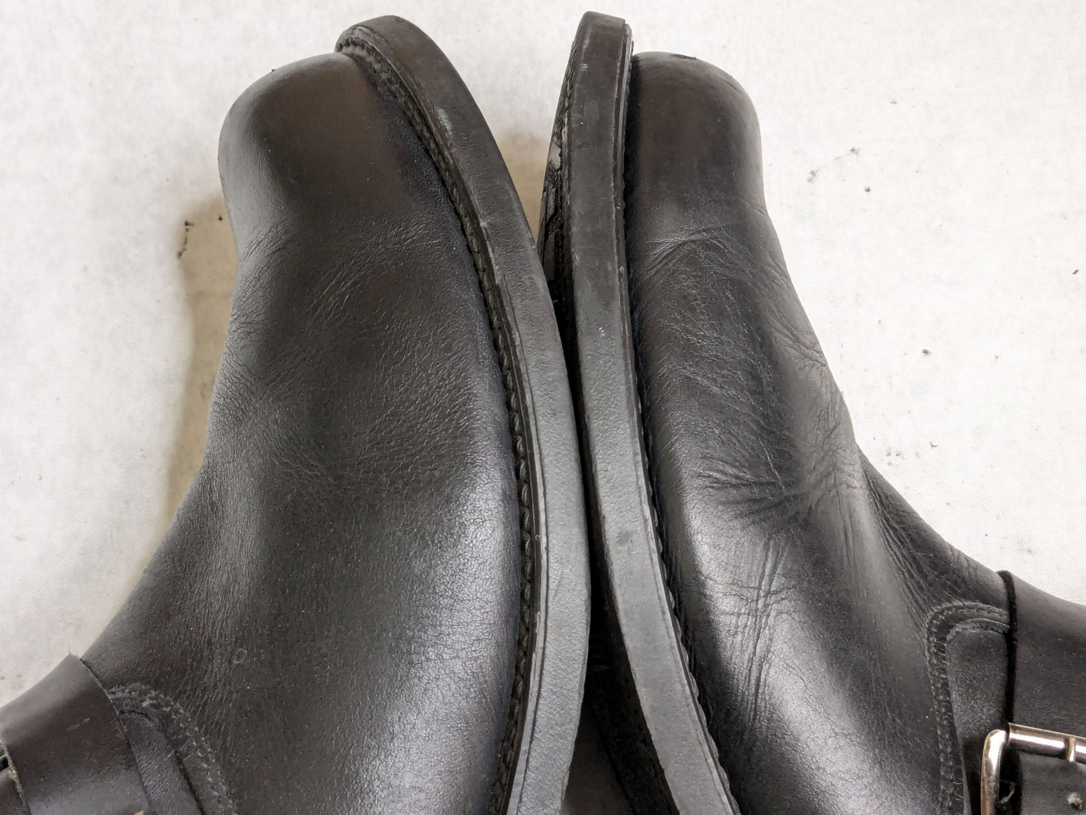 Frye Frye Engineer Boots Black Leather 13 M Leather Buckle Size US 13 / EU 46 - 9 Thumbnail