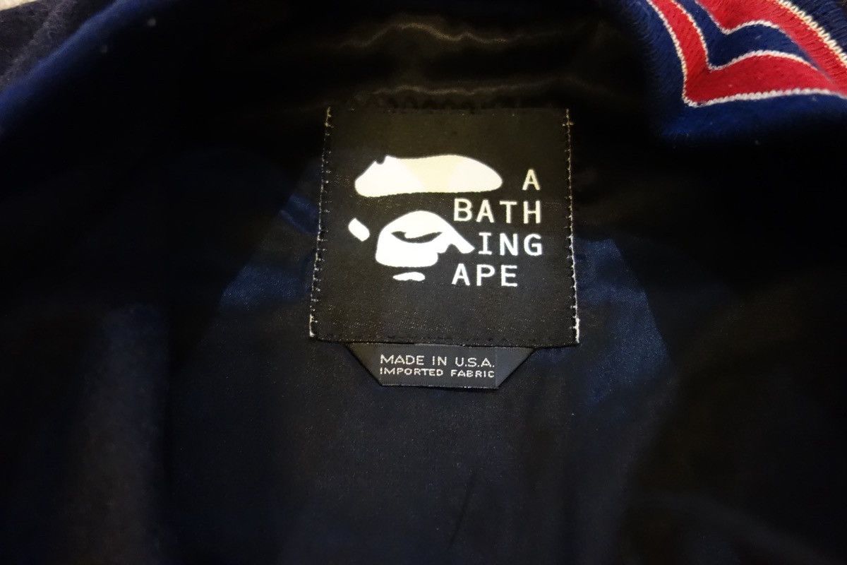 Bape Bape 1998AW Leather Varsity Jacket Directed by Nigo Size US L / EU 52-54 / 3 - 15 Thumbnail