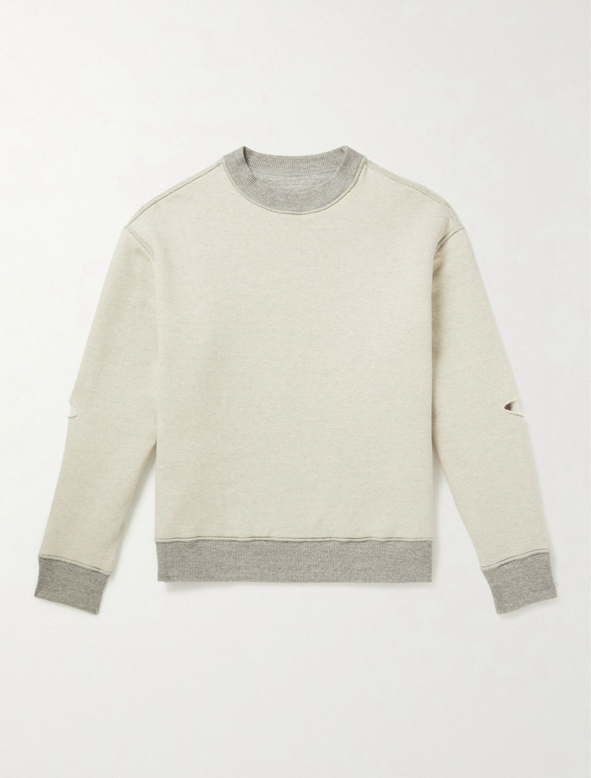 image of Kapital Reversible Printed Sweatshirt in Silver, Men's (Size Medium)