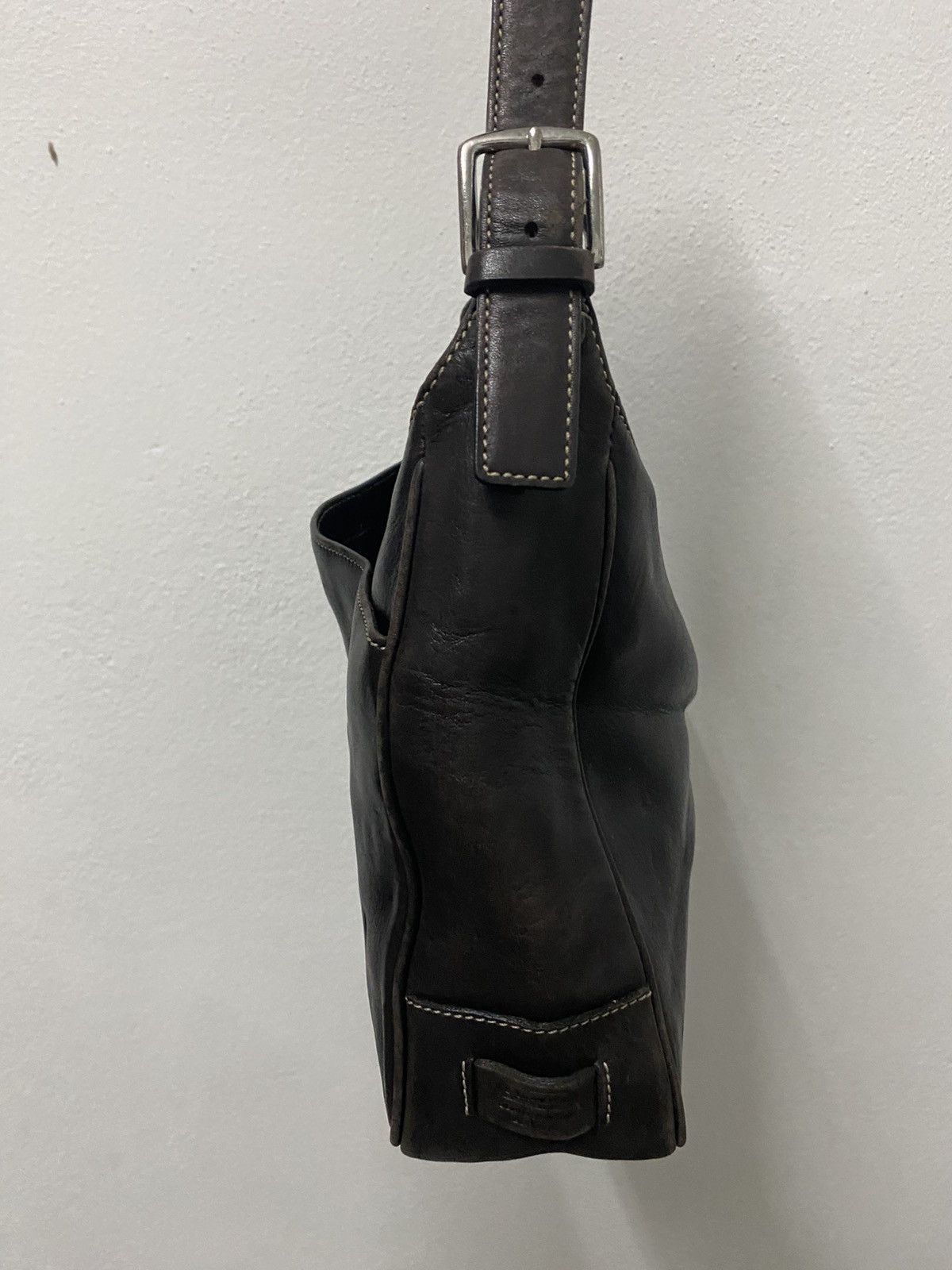 Coach × Leather × Vintage Vintage Coach Hampton Hobo Bag Cowhide Leather Size ONE SIZE - 4 Thumbnail
