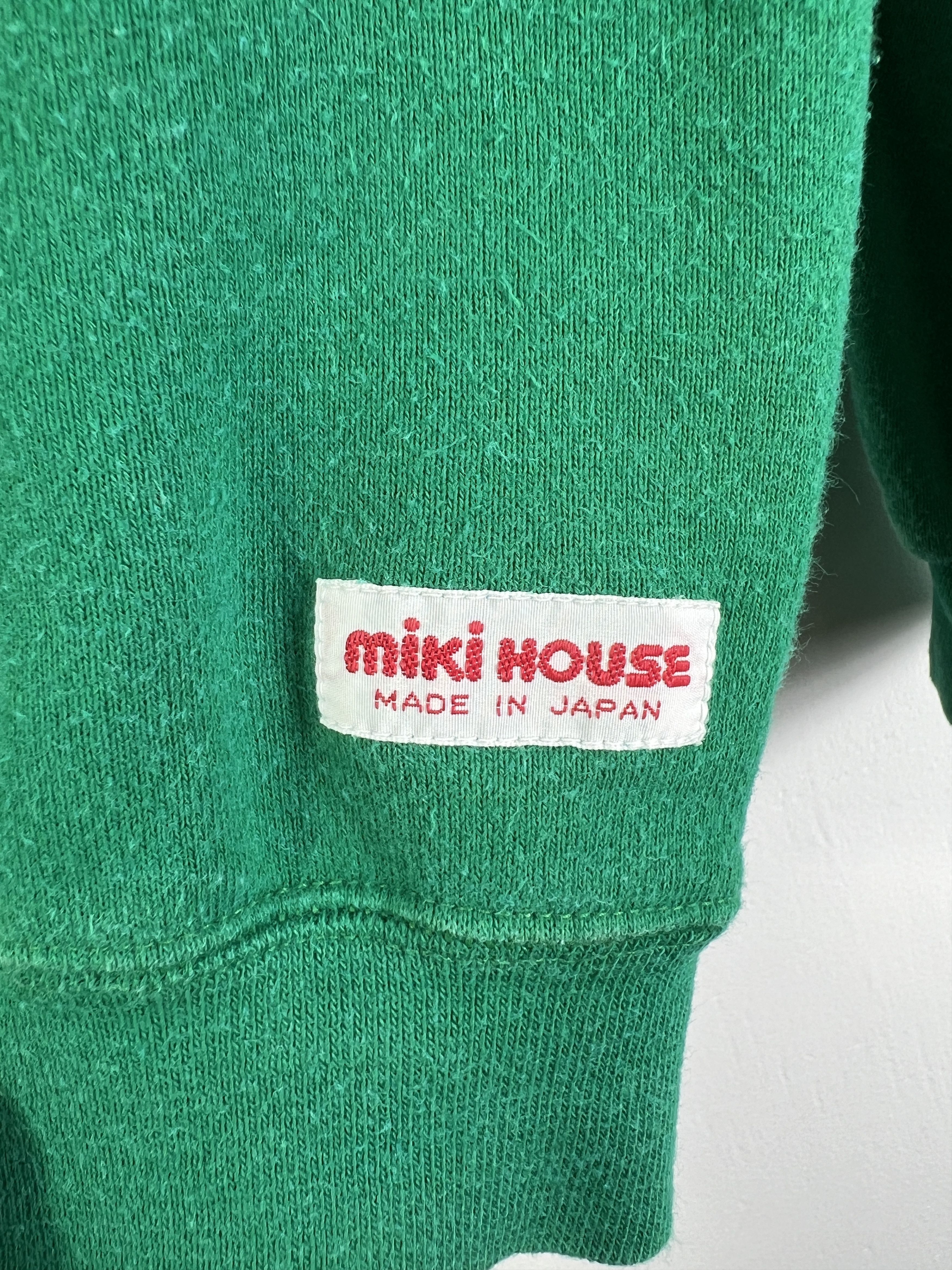 Japanese Brand Mikihouse Junior Big Logo Sweatshirt (YL) GTMP206 Size US XS / EU 42 / 0 - 5 Thumbnail