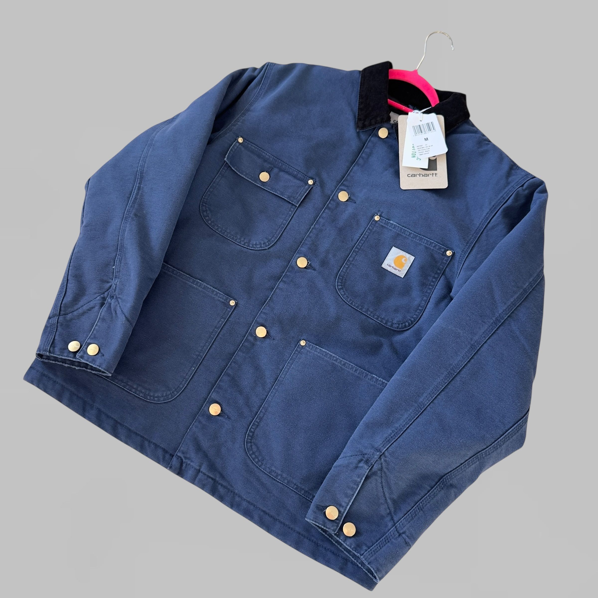 Carhartt Wip Carhartt WIP OG Chore navy jacket size M new Size US M / EU 48-50 / 2 - 3 Thumbnail