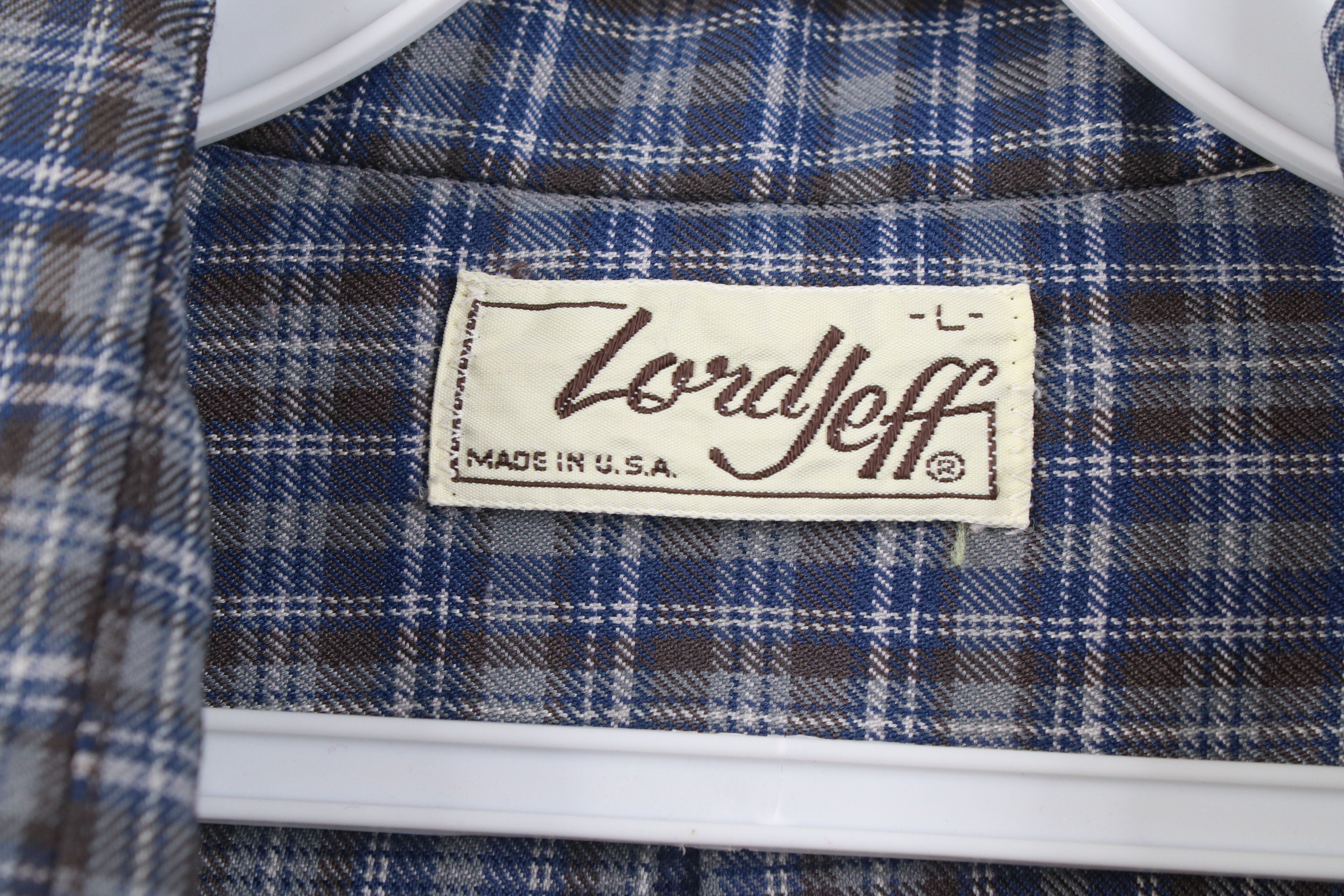 Vintage Vintage 70s Streetwear Collared Button Shirt Plaid USA Size US L / EU 52-54 / 3 - 7 Thumbnail