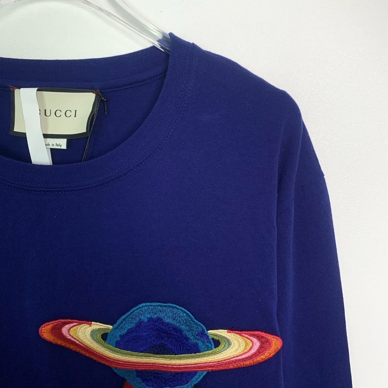 Gucci Gucci Planet Embroidered Round-Neck Long-Sleeve Sweatshirt ( Size S / US 4 / IT 40 - 6 Thumbnail