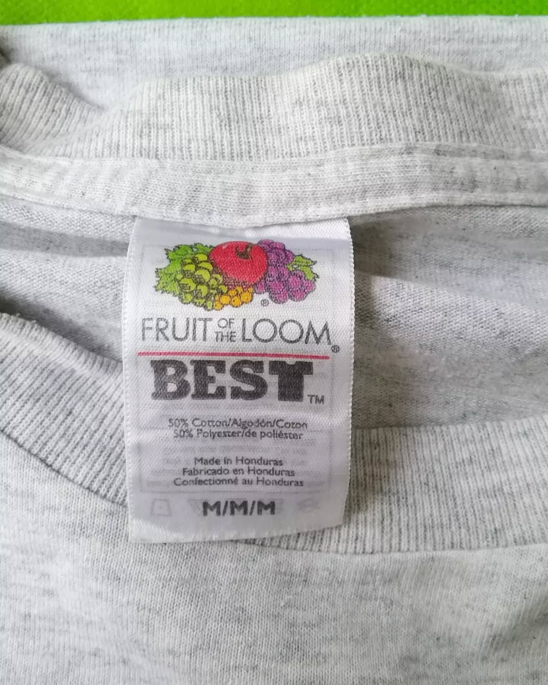 Bass × Fruit Of The Loom × Vintage Vintage Fish Art FOTL Grey Tees Size US M / EU 48-50 / 2 - 5 Thumbnail