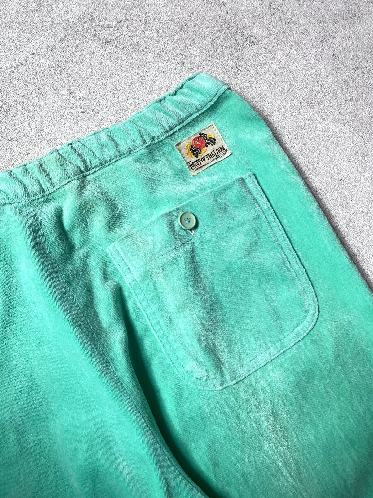 Fruit Of The Loom Vintage 60s Fruit of the loom x Edwin Suede Flared Pants Size US 29 - 5 Thumbnail