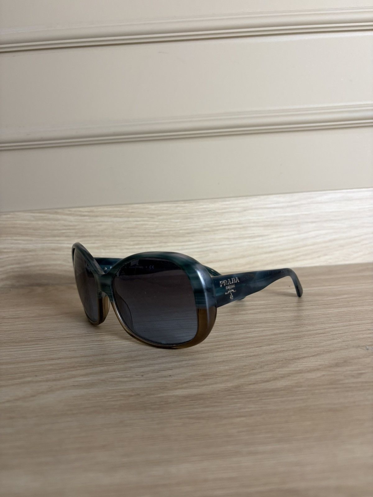 Prada Y2K PRADA OVERSIZED MASK SPR03M SUNGLASSES PUNK ROCK Size ONE SIZE - 1 Thumbnail