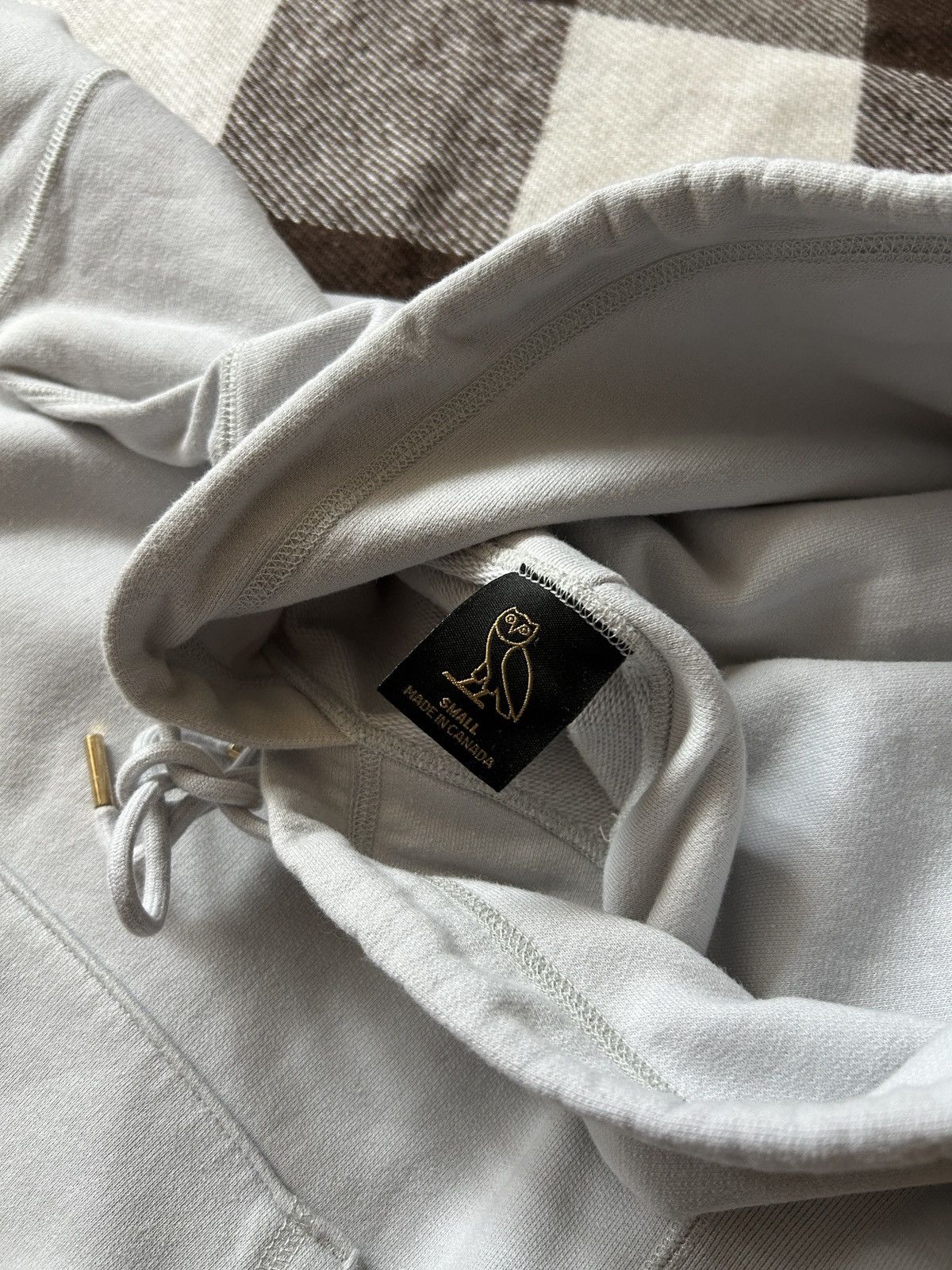 Drake × October's Very Own Octobers very own small logo white oversized hoodies Size US S / EU 44-46 / 1 - 4 Thumbnail