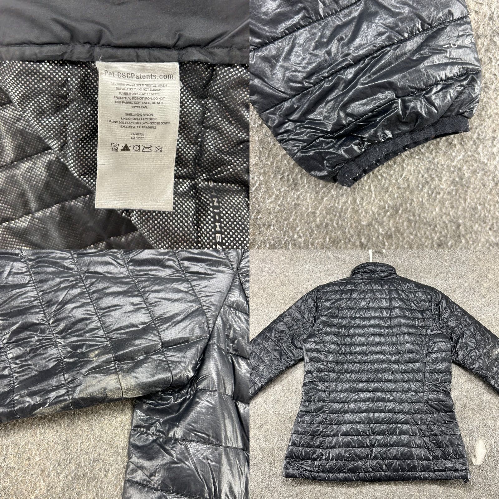 Vintage Columbia Jacket Womens M Black Puffer Down Fill Lined Nylon Packable Zip Winter Regular Outdoor Logo Womens Size M / US 6-8 / IT 42-44 - 8 Thumbnail